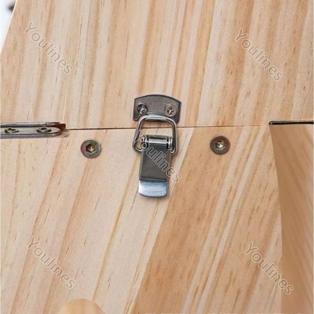 Youlines ステップチェア、折りたたみ式はしご、木製、多機能、折りたたみ式、室内クライミングラダー、収納可能、滑り止め、家庭用