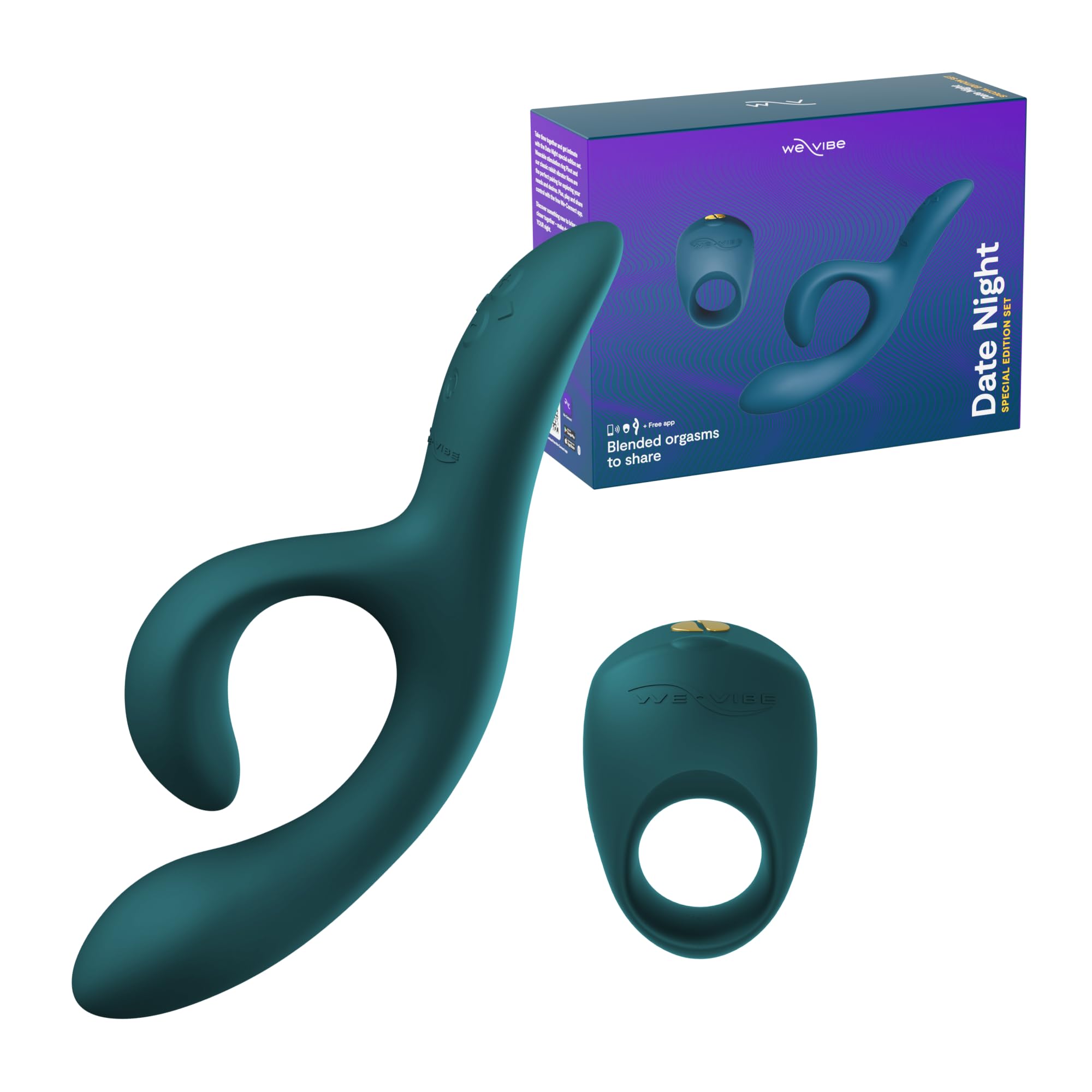 Amazon.com: We-Vibe Date Night Couples Sex Toy Kit | G Spot Rabbit Vibrator  & Vibrating Cock Ring | App Enabled His & Hers Adult Sex Toys | Dildo  Clitoral Stimulator & Penis