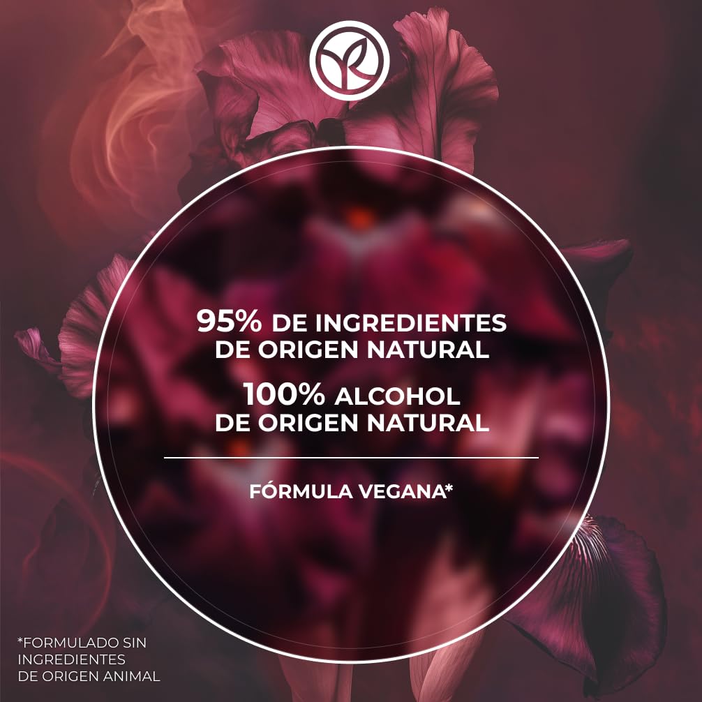 Yves Rocher Eau de Parfum para Mujeres Bouquet Ambré PLEINES NATURES 100 ml | Perfumes para Mujer floral ámbar con iris, naranja e incienso – Idea de Regalo – Ingredientes 95% origen natural