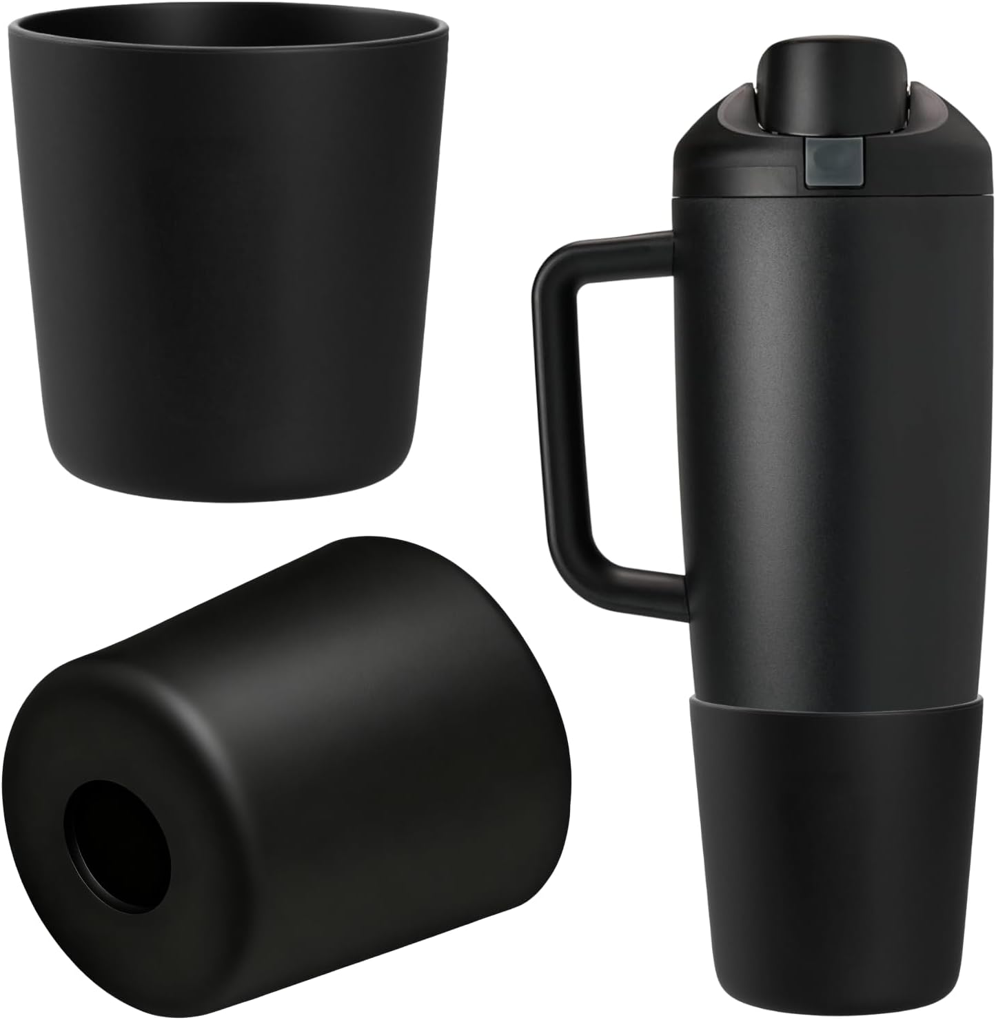 2PCS Higher Protective Silicone Boots Compatible with Owala 30oz & 40oz FreeSip Sway Bottles & Tumblers，Tumbler Bottom Protector Silicone Boot Accessories Enhances Stability & Prevents Scratches