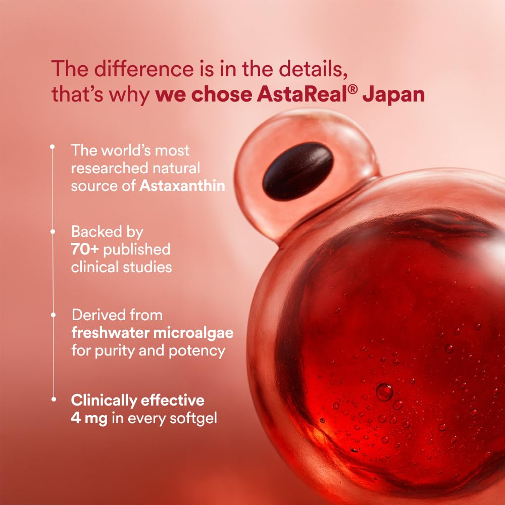 Origins Nutra AstaReal® Natural Astaxanthin 4 mg | Sourced from Japan 1