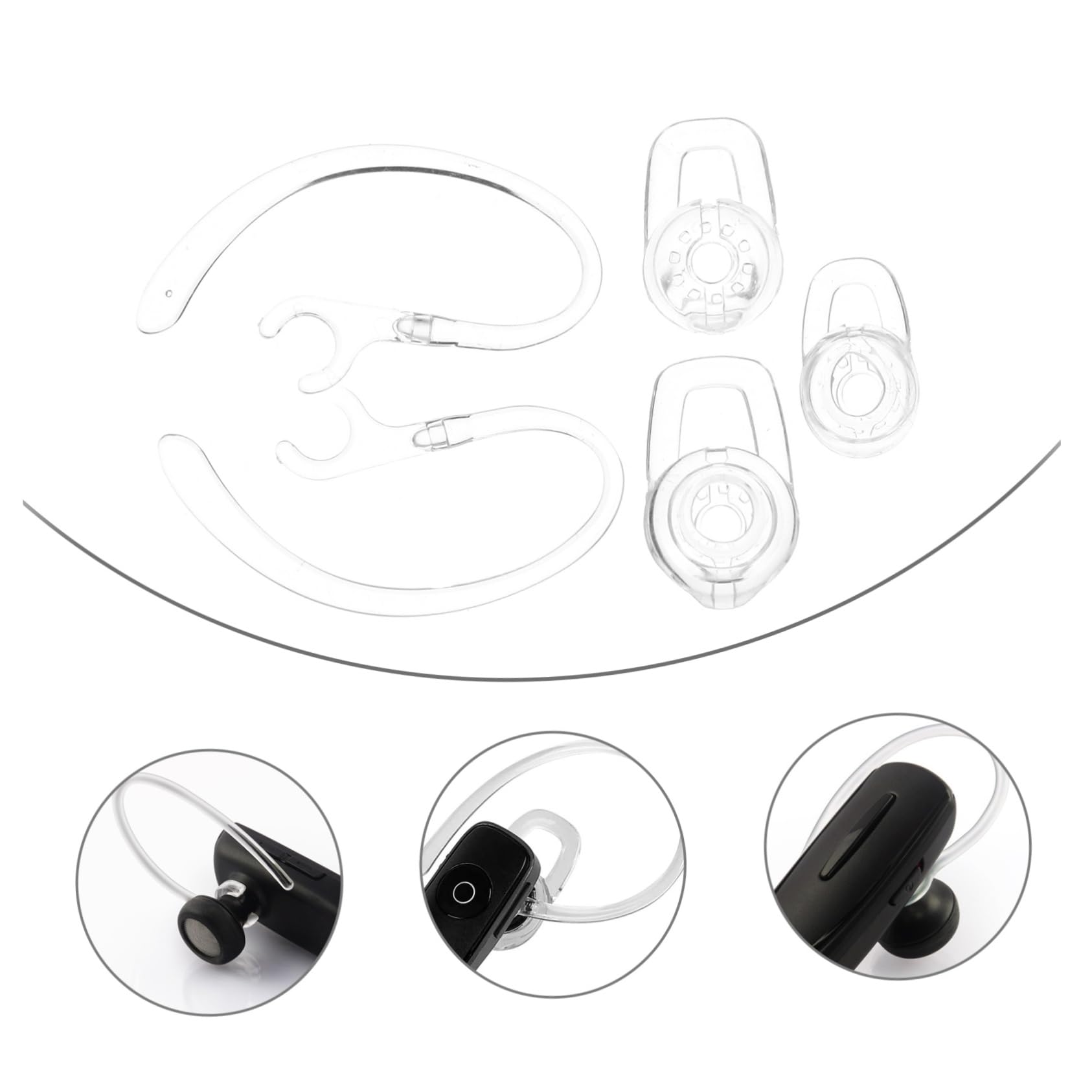 Uonlytech Ensembles De 60 Pièces Boules Quies Earbuds insonorisation Casques Audio Casque Micro Mousse oreillette Embout d'écouteur sans Fil Gel pour écouteurs sans Fil Synthétique