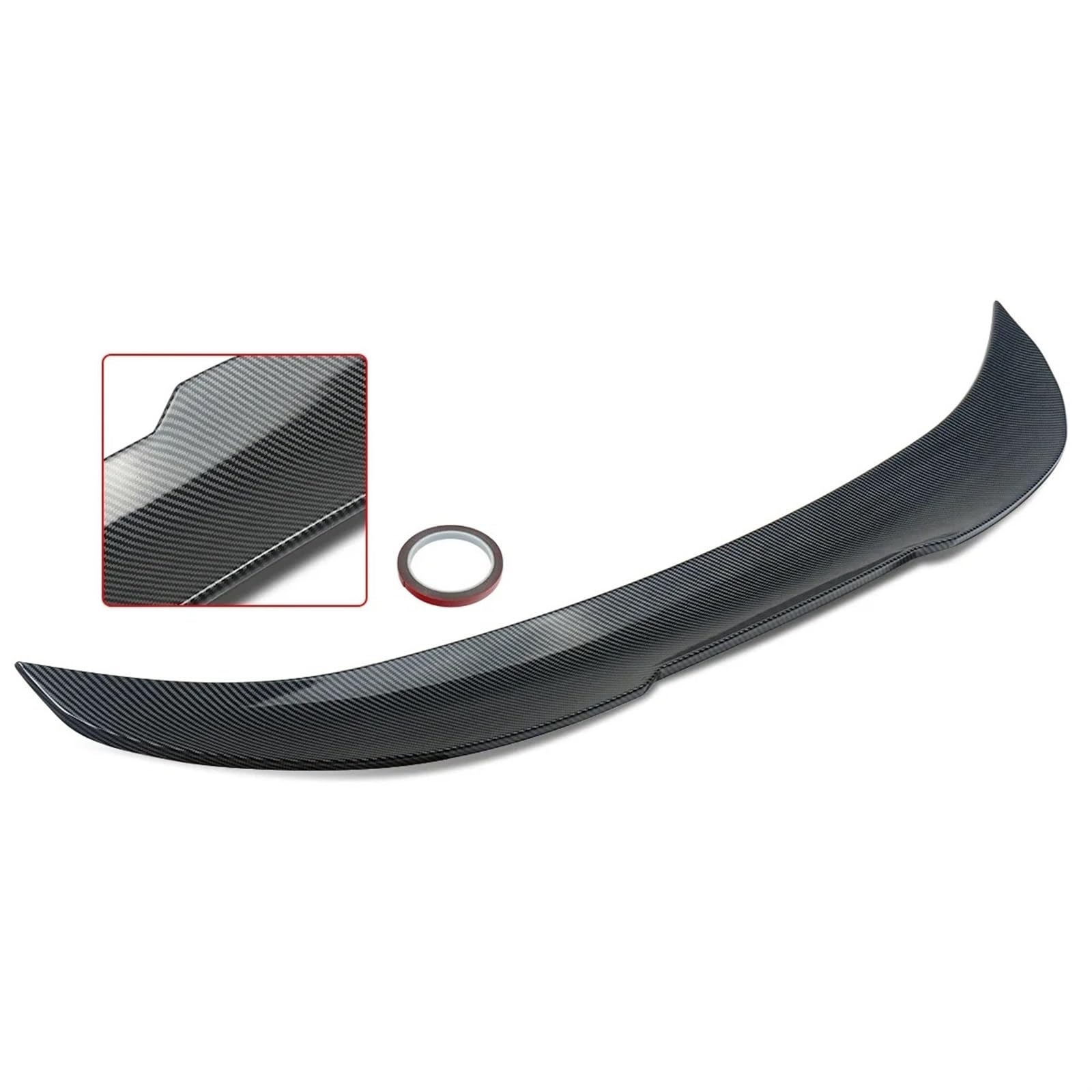 Auto Spoilers Für F22 2er-Serie Für Coupé F87 Für M2 2014–2021 Carbonfaser-Look, Heckspoilerlippe Diffusor Ersatzteil Auto Heckspoiler Spoiler