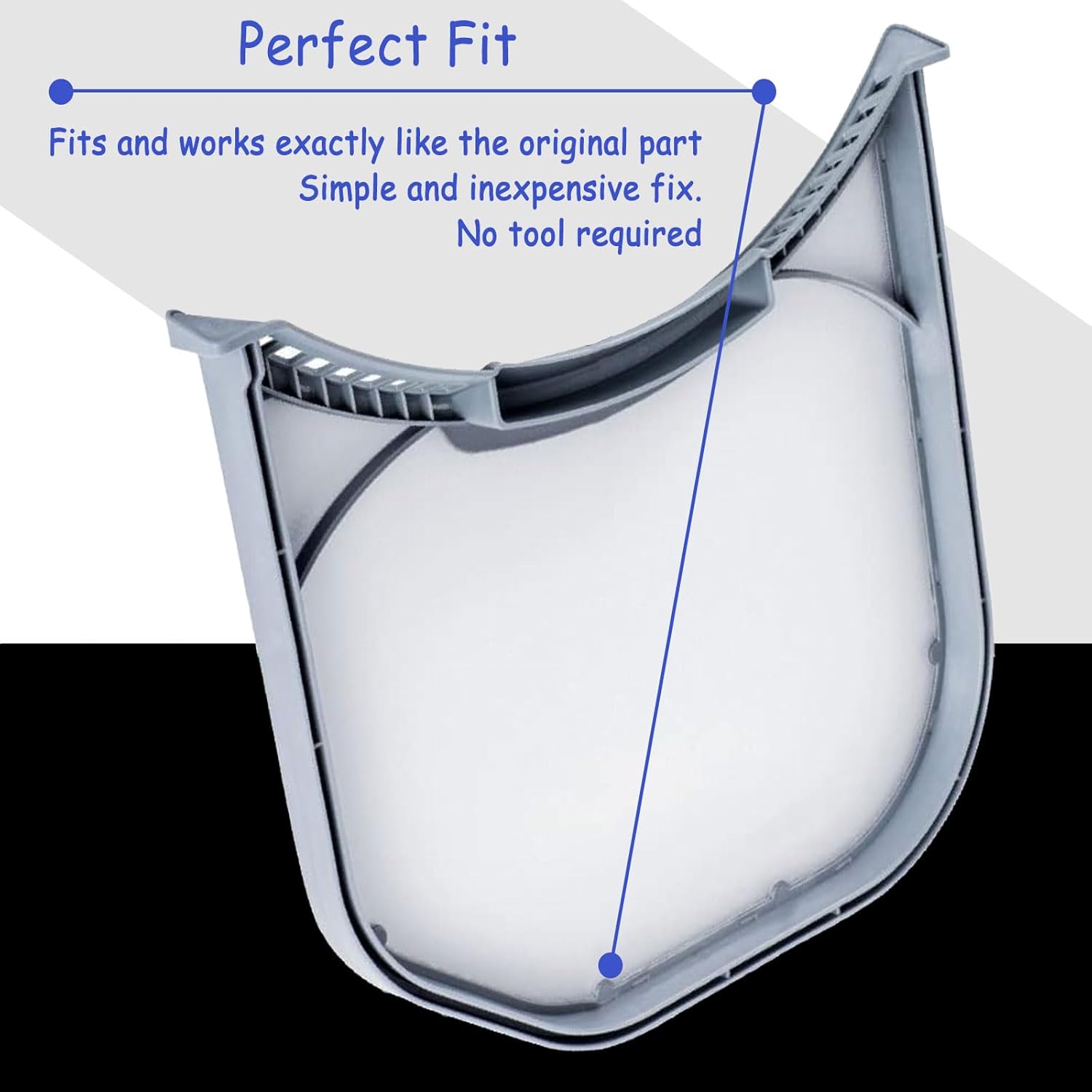 Replacement Parts For ADQ56656401 Dryer Lint Filter - Compatible with LG & Kenmore Dryer - Lint Screen Replace Number PS3531962, 1462822, AH3531962, EA3531962