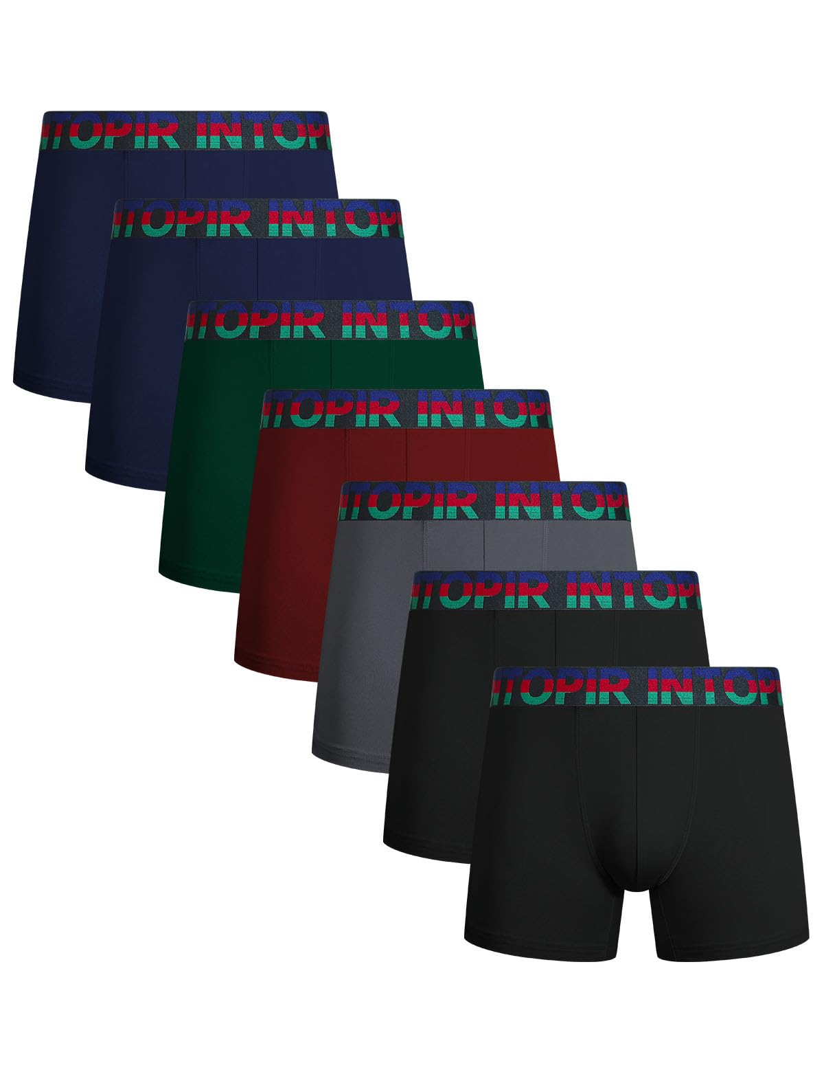 CHUAKIN Boxershorts Herren 7er Pack Atmungsaktive Männer Unterwäsche Unterhosen Men Retroshorts Boxer