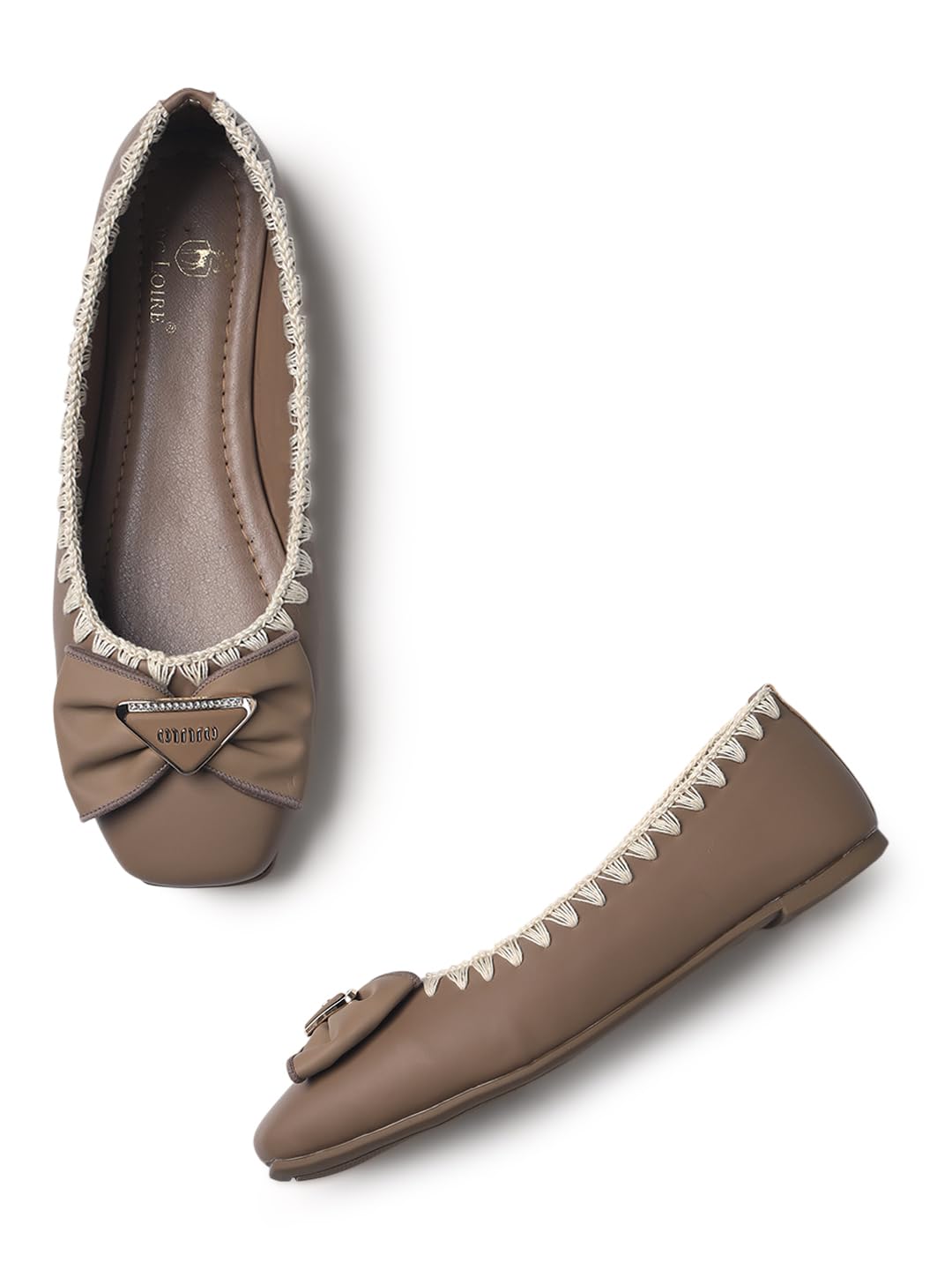 marc loire Woman Embellished Ballerina Flat Shoes| Slip-On Footwear with Stylish Design Suitable for Daily & Casual Wear-picture-41