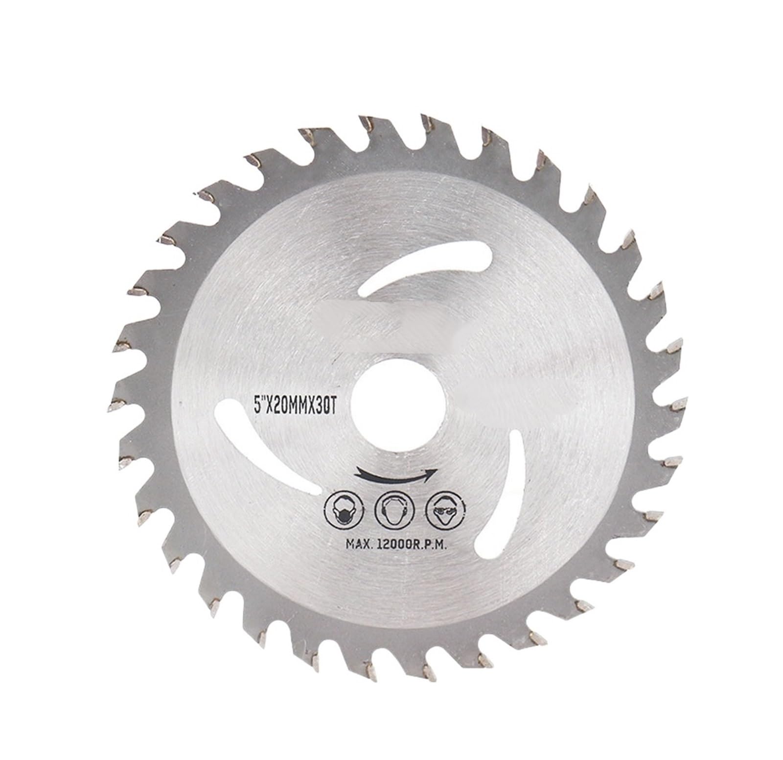 KJOET Circular Saw Blade Metal Cutting Saw Blade 5 Inch 125mm Wood Saw Blade 30T Circular Saw Blade Bore 20mm for Cutting Wood Carbide Cutting Disc (Color : 6pcs, Size : 20MM_125MM)