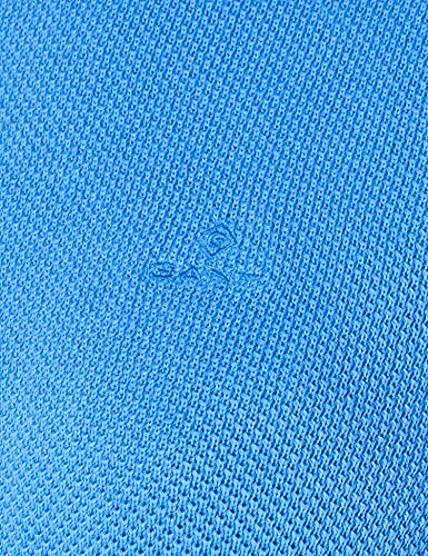 GANT COTTON PIQUE C-NECK, Pullover Donna, Blu (
