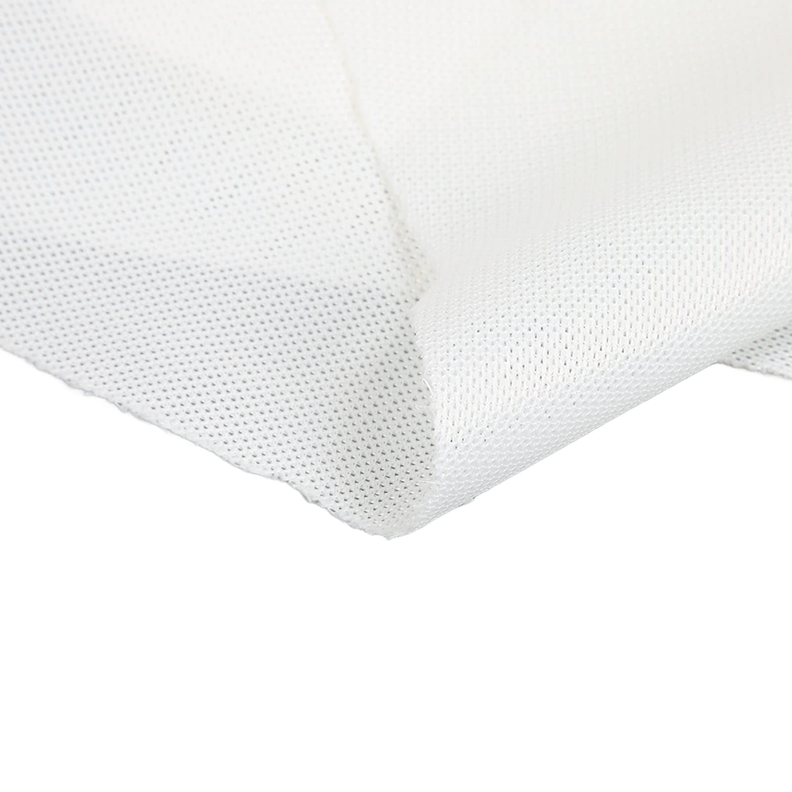 Panno per Griglia Altoparlanti 140x91 cm Tessuto a Rete Copertura Antipolvere Bianco