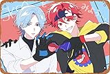 Langa Hasegawa, Reki Kyan, Sk8 The Infinity - Póster de anime para decoración de pared del hogar, letrero de metal retro, 20 x 30 cm