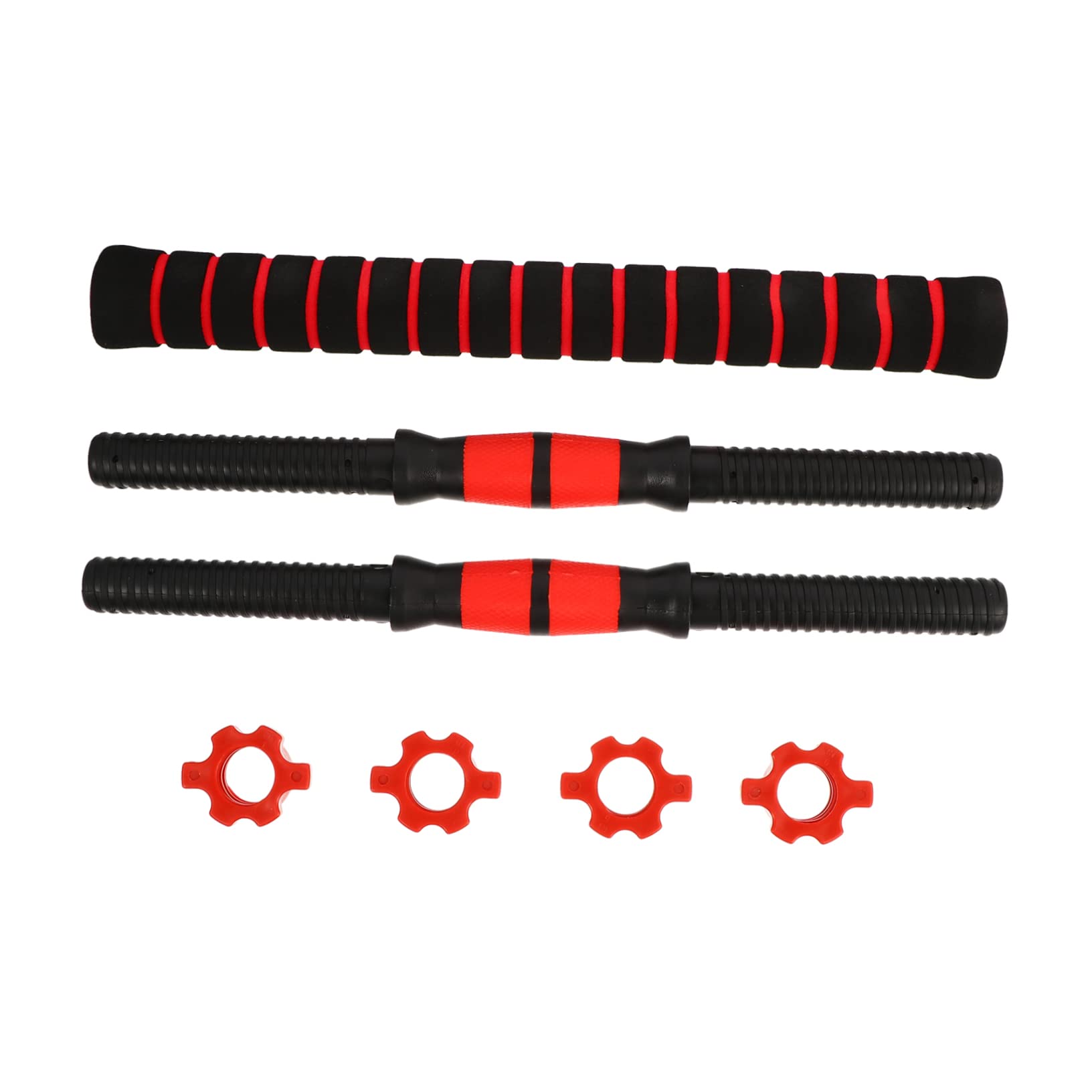 Mipcase Fitness Barbell Grip Rod Dumbbell Bar for Adjustable Set Stainless Steel