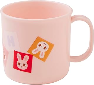 [ミキハウス] コップ 200ml ロゴ くま うさぎ 日本製 男の子 女の子 ベビー キッズ 幼稚園 保育園 レンジ対応 食洗機可 子供服 15-4152-686 ピンク