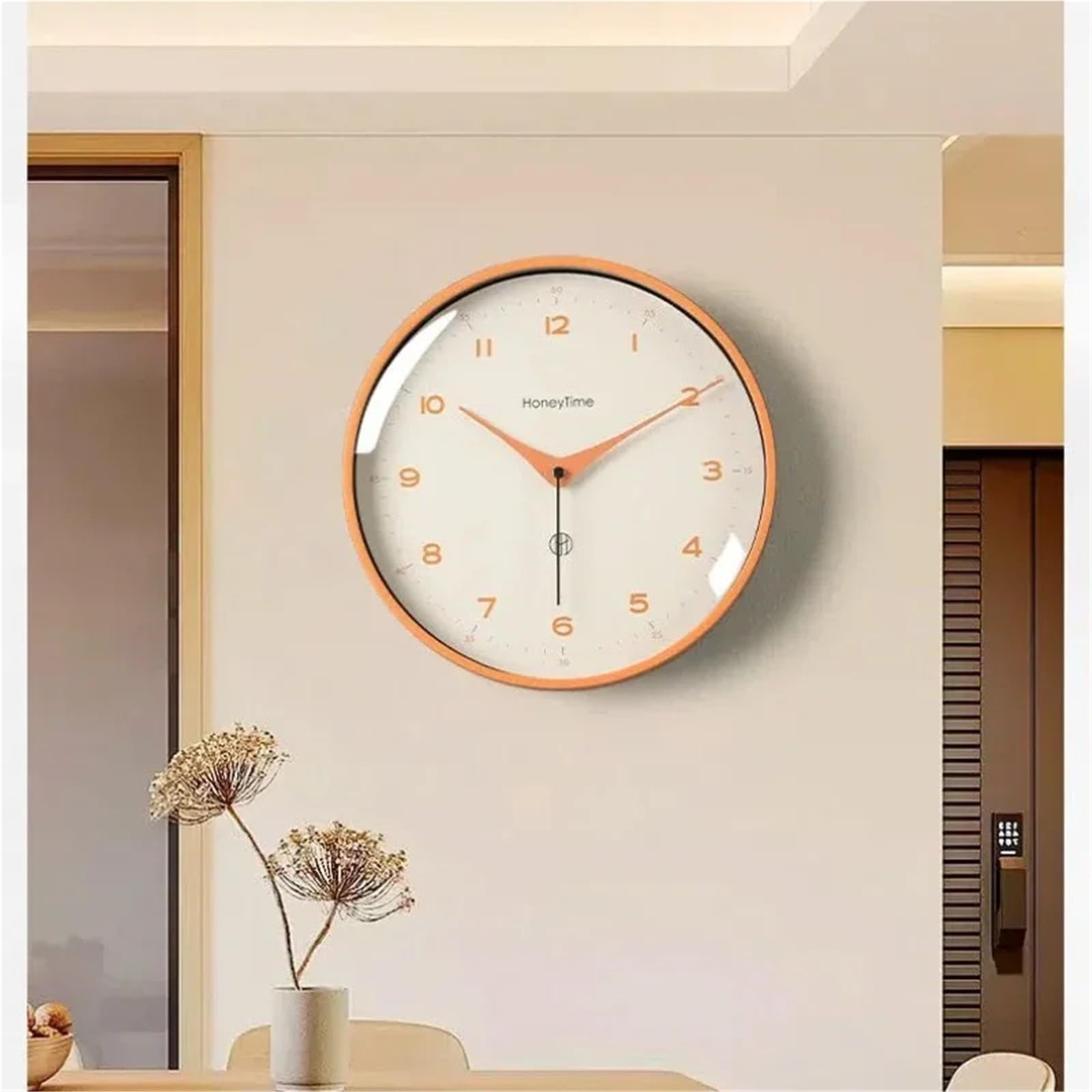 Orologio Da Bagno Orologio da parete semplice e moderno da 10/12 pollici, decorazione for la casa, orologio da appendere rotondo senza punzonatura, quarzo muto