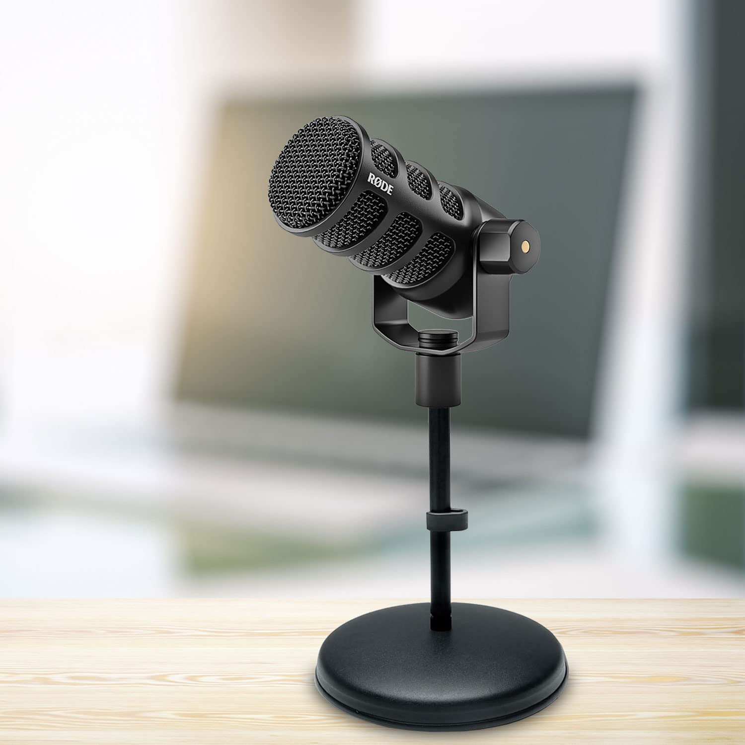 Rode Podmic Microphone podcast USB XLR Podcast + trépied de table Keepdrum MS032