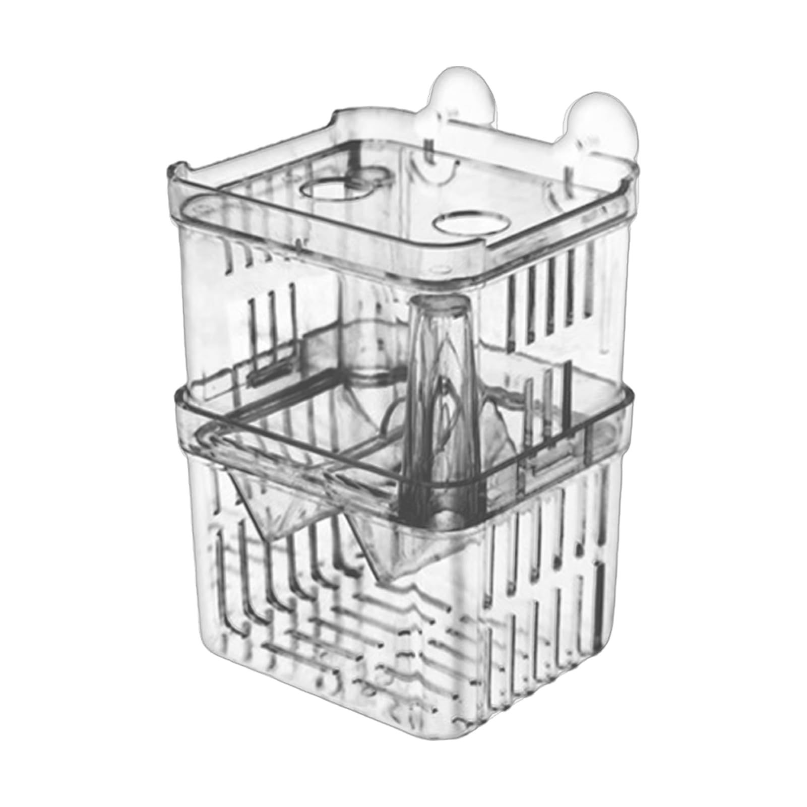 Fish Breeding Box, Transparent Plastic Aquarium Breeder Box, Fish Tank Fry Hatchery, Small Isolation Box for Aggressive Fishs, Baby Fishs & Shrimp