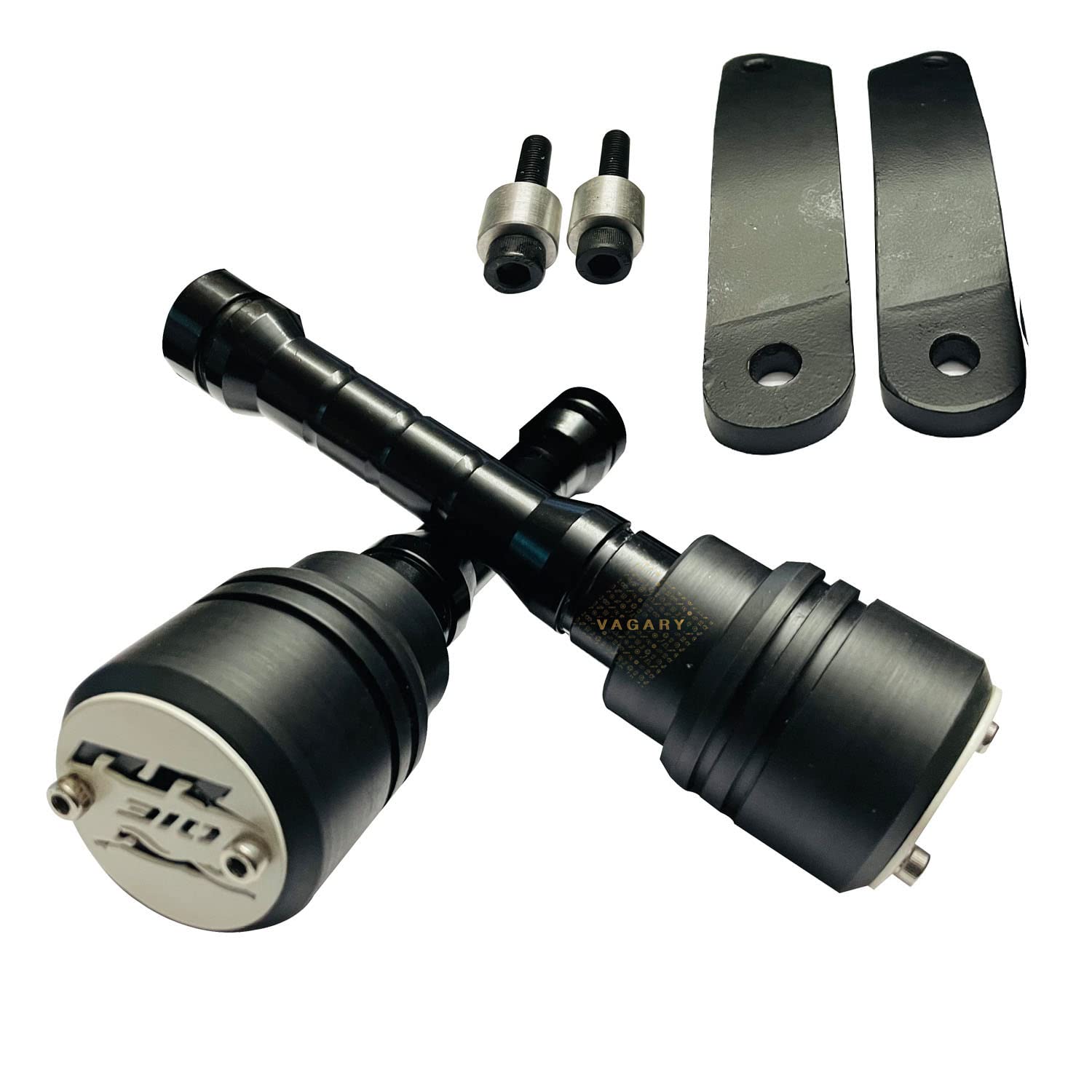 Vagary Black Frame Slider Crash Protection Guard for TVS Apache RR 310 (Bike Crash Guard)