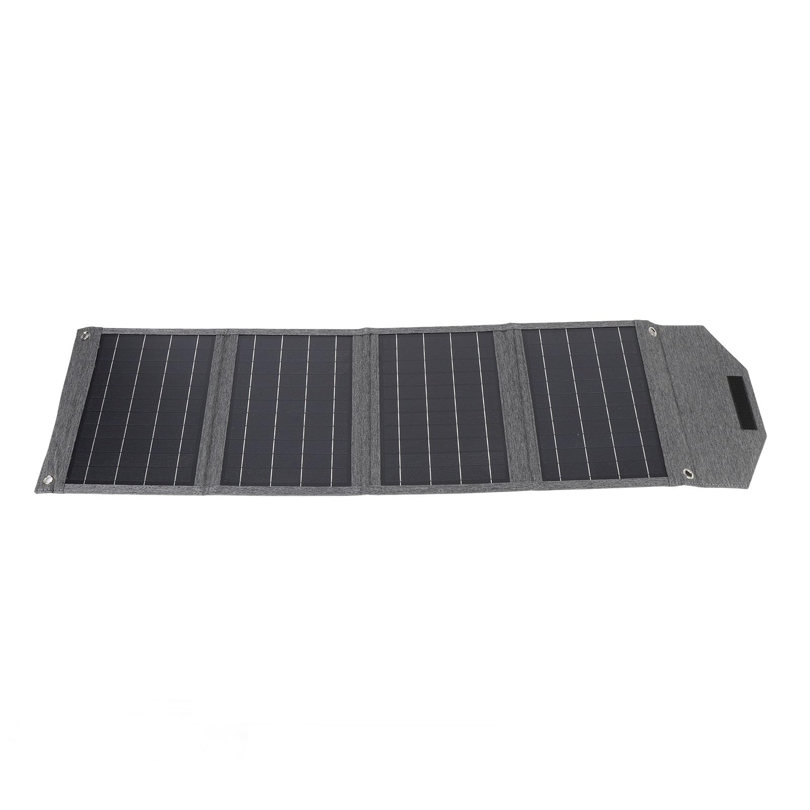 Składana ładowarka do panelu słonecznego 80 W Przenośny wodoodporny krzem monokrystaliczny Wysoka wydajność Szybkie ładowanie Podwójne wyjścia USB do użytku na zewnątrz Kemping