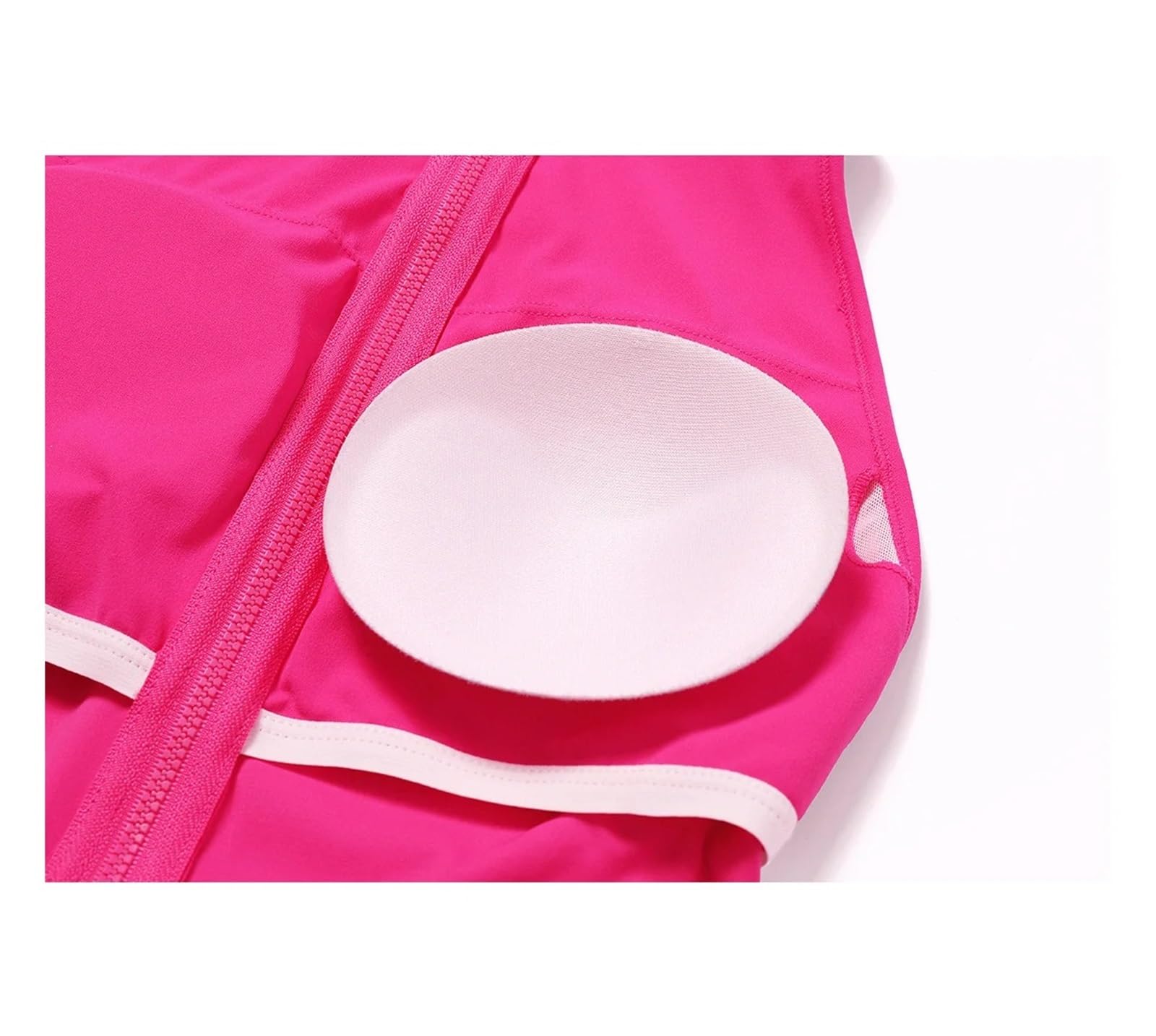 Tuta da yoga Tuta sportiva da donna con scollo a V e schiena arricciata, tuta senza maniche palestra, cerniera, yoga per donna
