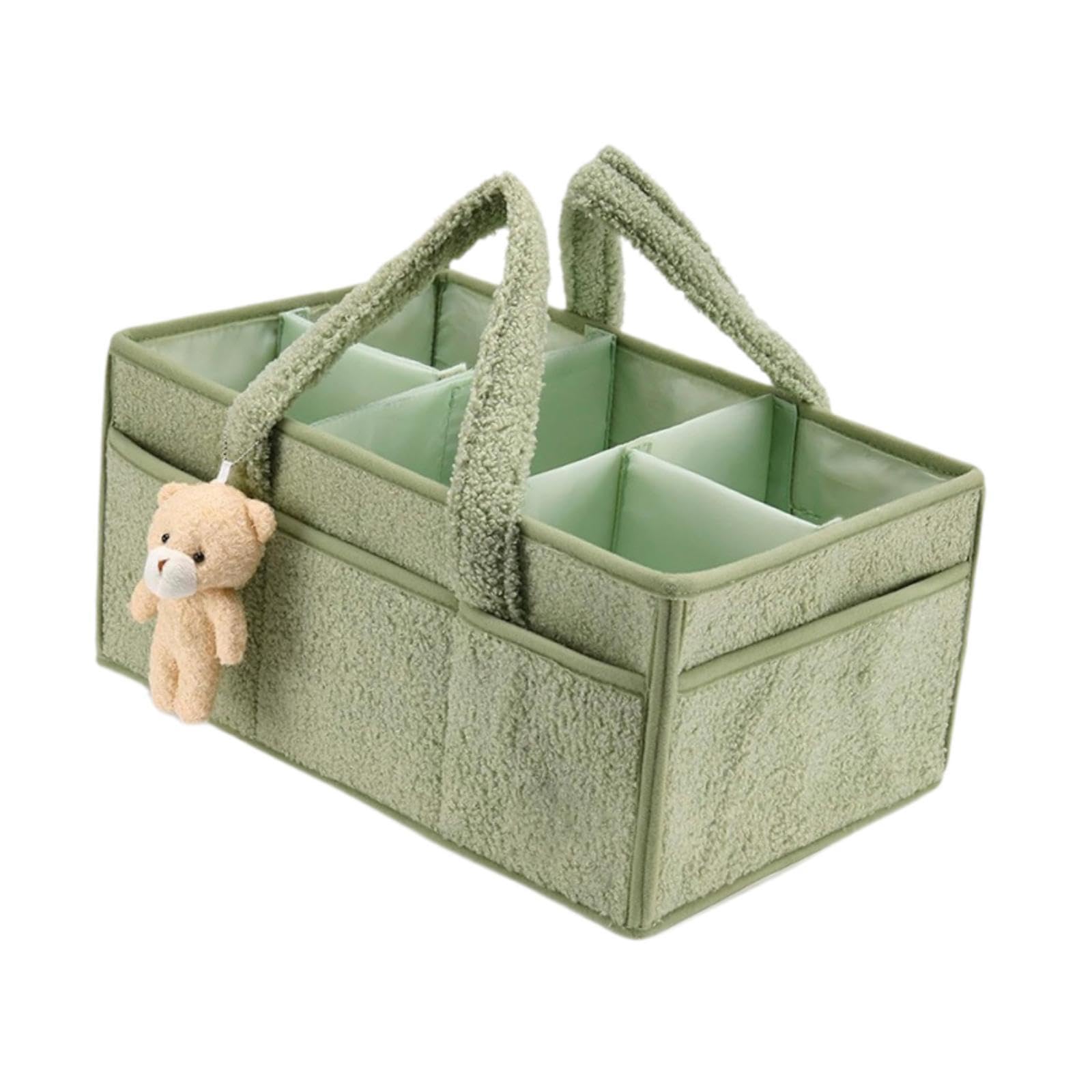 club bollywood The Style Sutra Plush Baby Diaper Bag Stylish Nursery Storage Bag Gift Organizer Green|Baby | Diaper Bags|1 Baby Diaper Tote-picture-53