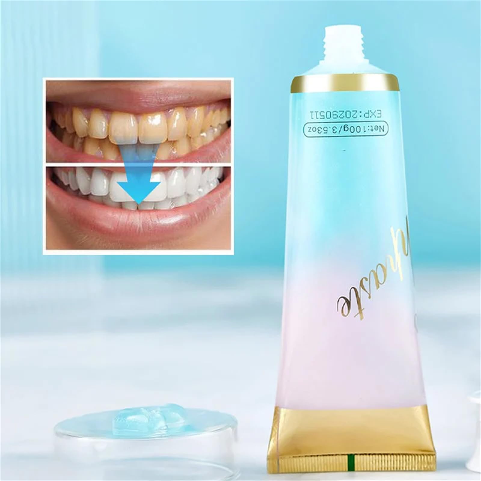 Radiant Whitening Toothpaste, Intensive Whitening Toothpaste, Complete Care Toothpastes, Repair and Protect Teeth (2 Pcs)