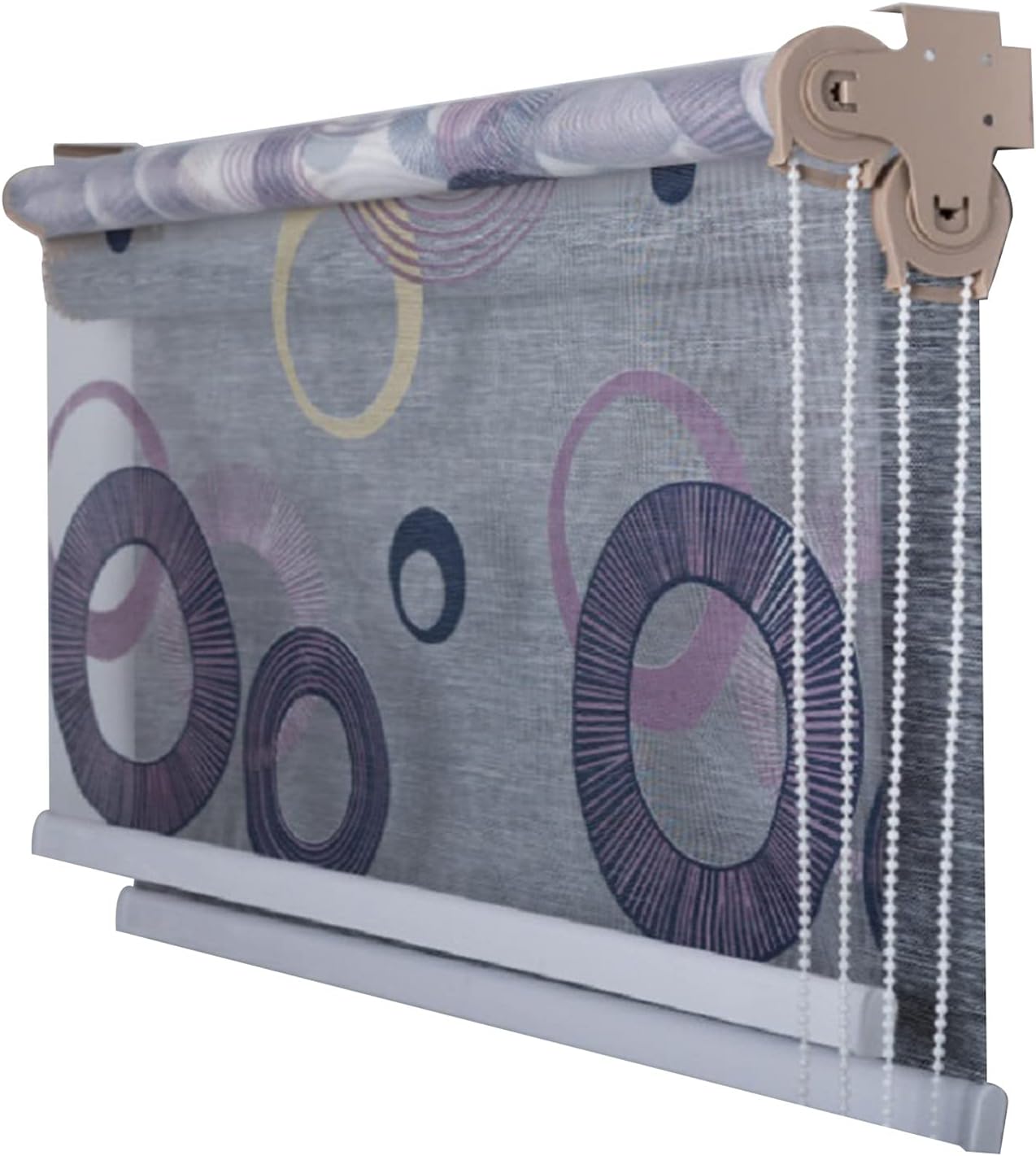 JIANFEI Estores Estor Enrollable Ventana Cortina, Tridimensional Impresión Decorar Cortinas Habitación Sala De Estar Oficina Persianas Opacas, Intimidad Dividir Pantalla (Size : 50X100CM)