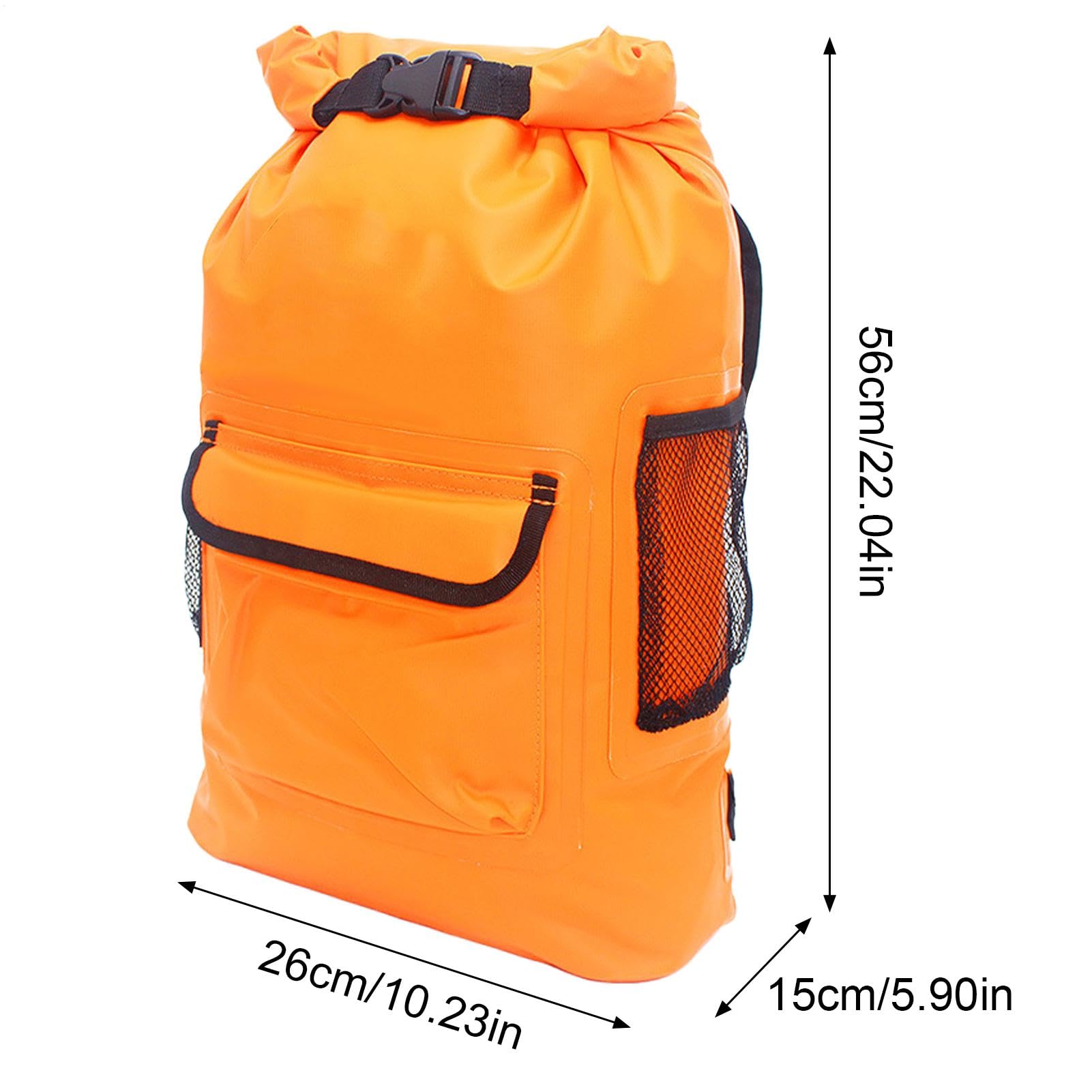 Hiking Backpacking - Paquete de mochila impermeable para acampada, incluye correas de hombro acolchadas, 22,05 pulgadas, 16 L, Lightweight Outdoor Travel Daypack for Hiking, Trekking, and Water Sports