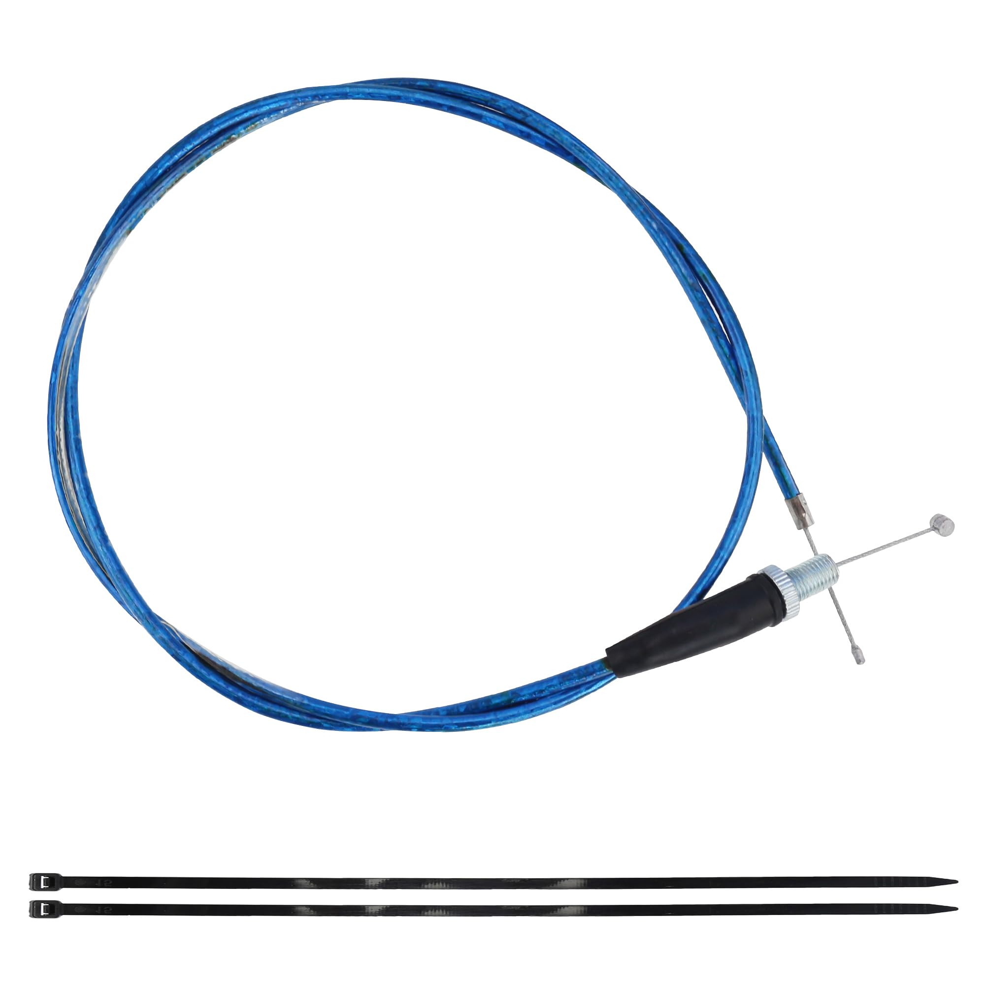 JOYYANGFANG 60inch Throttle Cable for CT200U Mini Baja MB165 196cc 5.5hp MB200 200cc 6.5hp Pit Bike Heat Warrior MOTOVOX MBX10 MBX11 Parts Blue