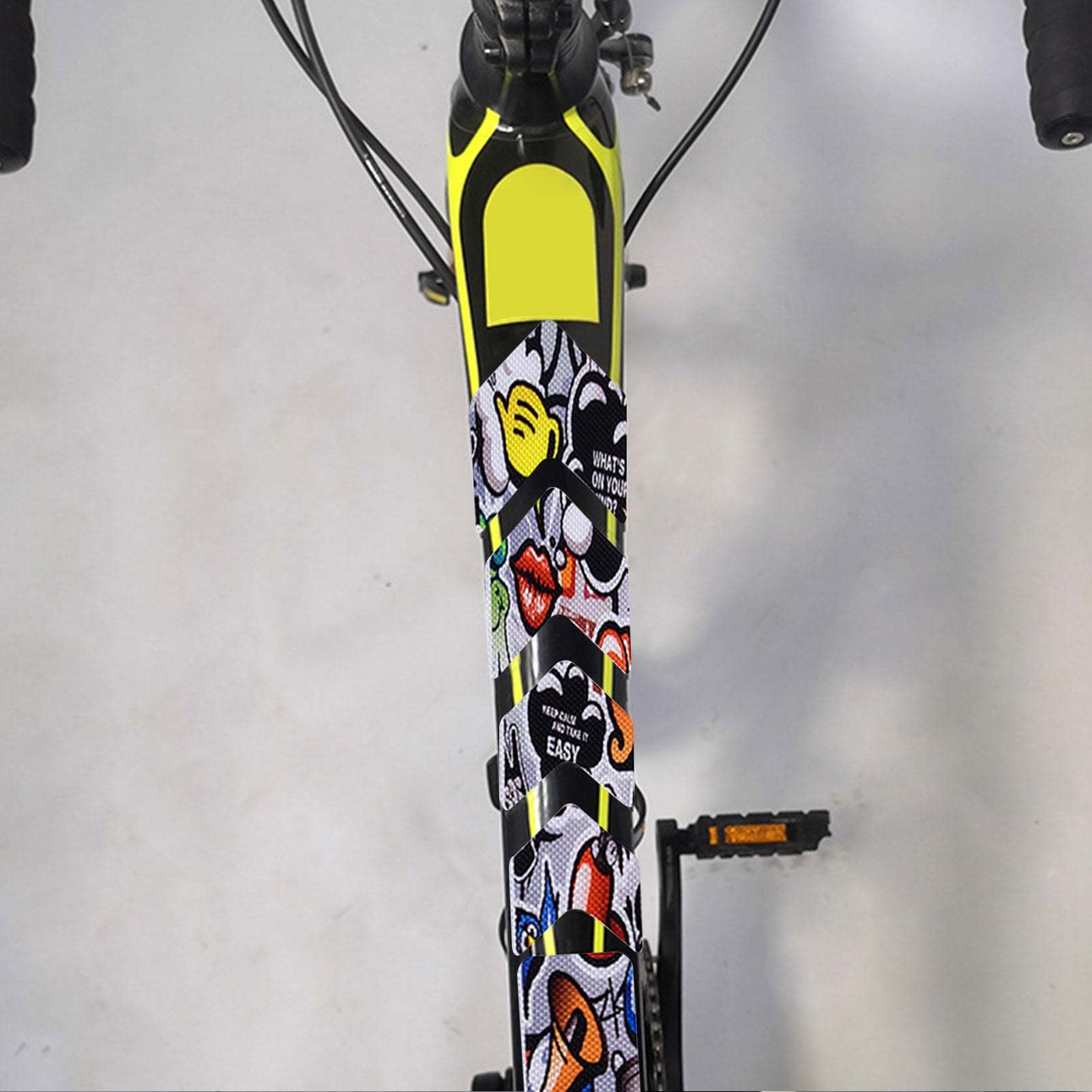 Amazon | SURD 自転車フレームステッカー バイクフレーム保護テープ TB 