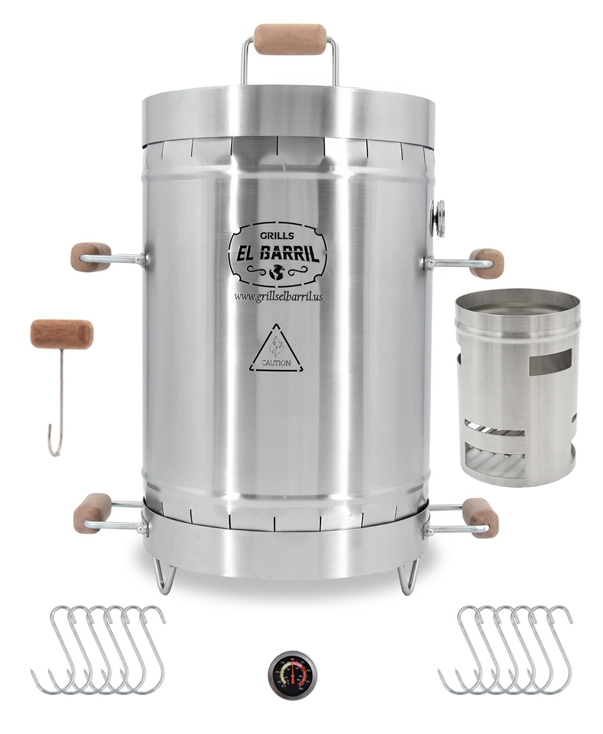 EL BARRIL Premium Vertical Smoker