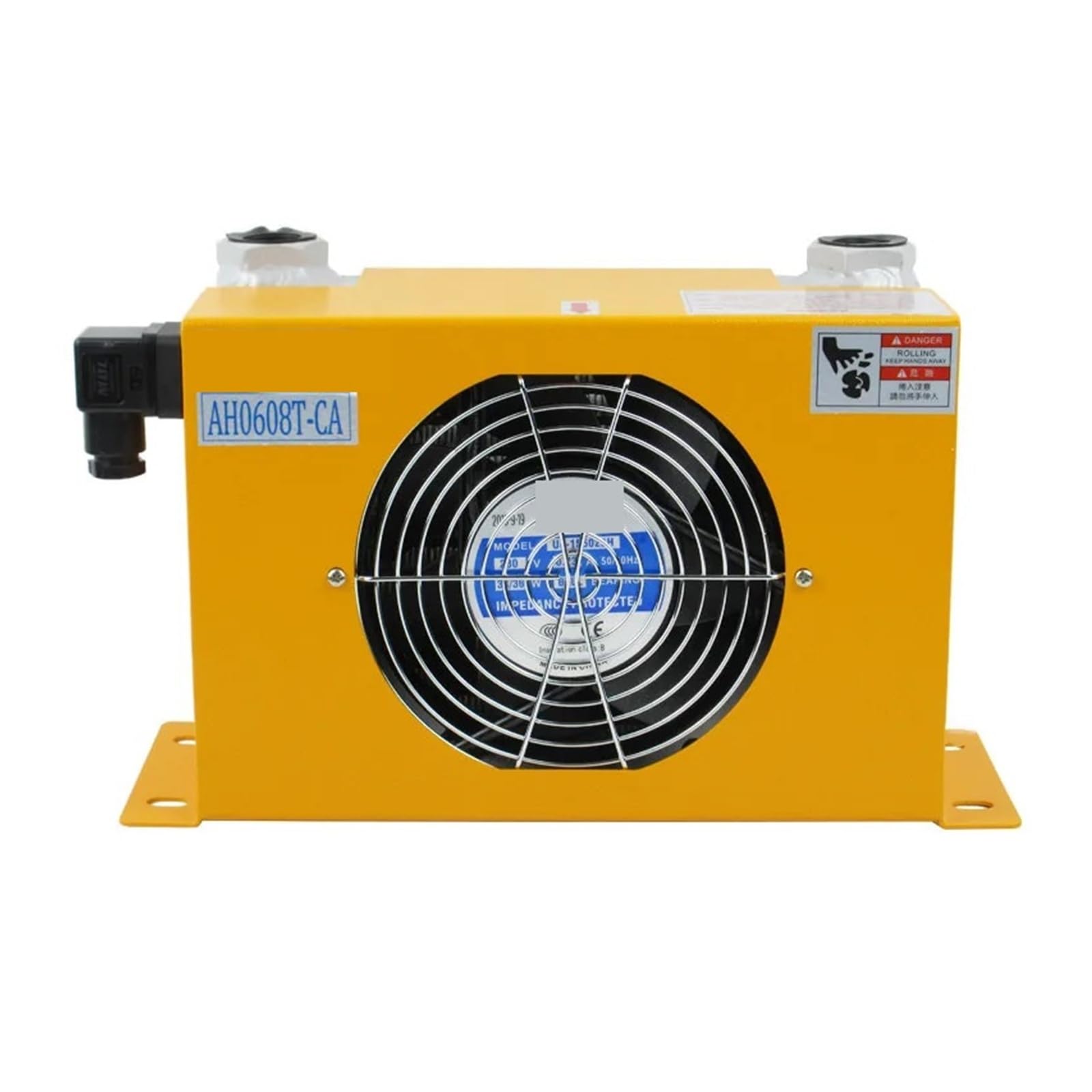 AH0608T-CA - Radiador hidráulico de aceite de 60 l/min con ventilador y sistema de refrigeración por aire, intercambiador de calor y bajo nivel de ruido fuertes vientos(AC 110)