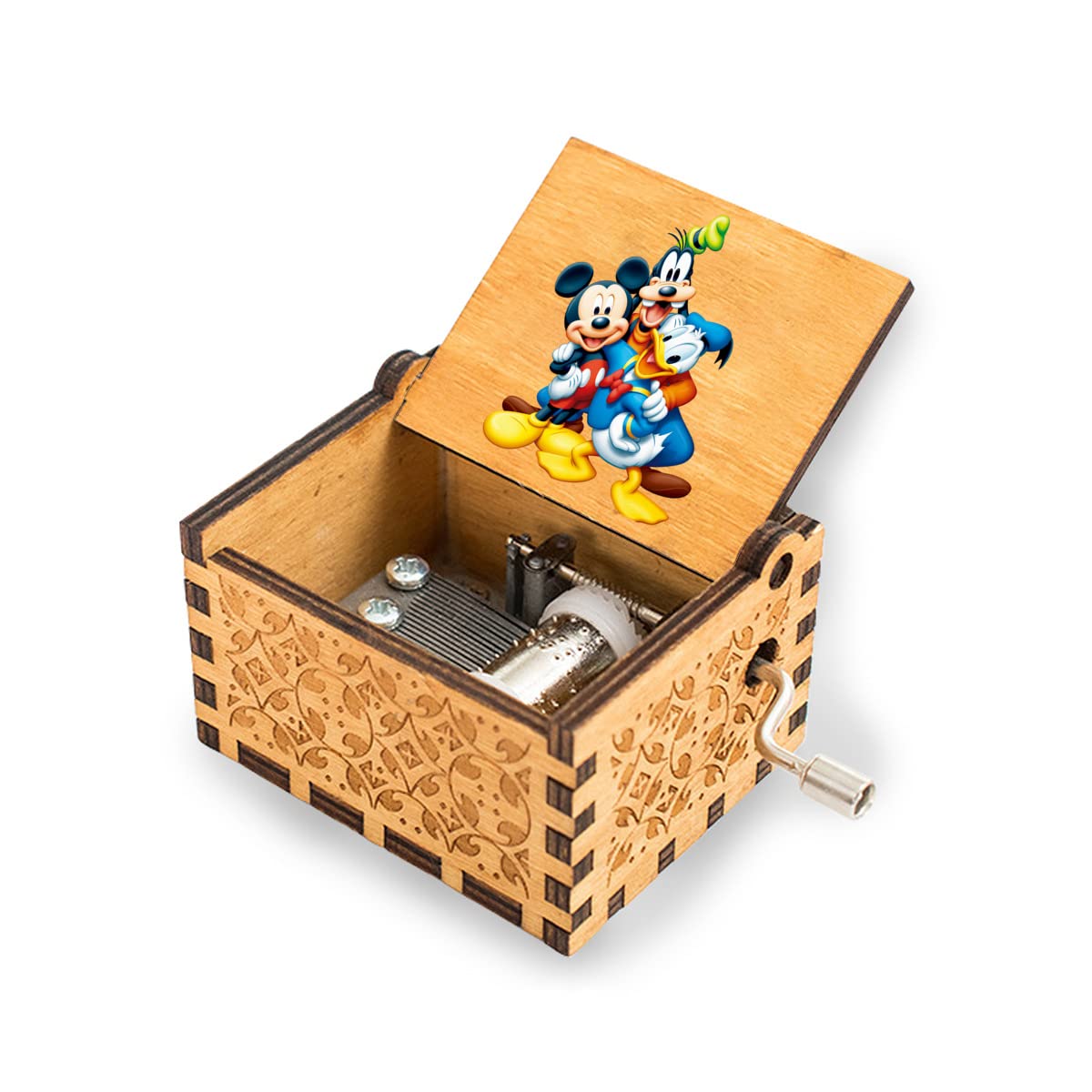 Amazon | オルゴール ミッキーマウス 木製音楽ボックス 誕生日