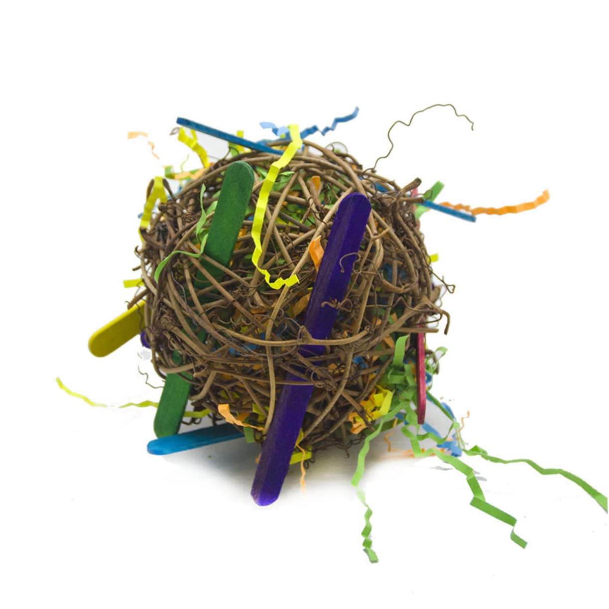 Toddmomy 6piezas Juguetes para Pájaros De Masticar De Rattan para Periquitos Cacatúas y Conures Juguetes para y Aves