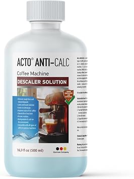 ACTO® ANTI-CALC 500 ml - Espresso Machine, Coffee Machine Descaling, Liquid Descaling for All Types of Coffee Machines and Kettles