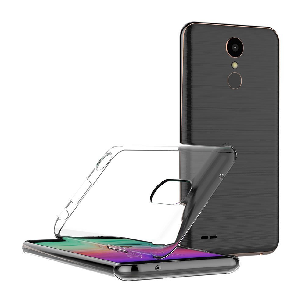 Case For LG K10 2017 (5.3 Inch) Soft TPU Rubber Gel Bumper Transparent