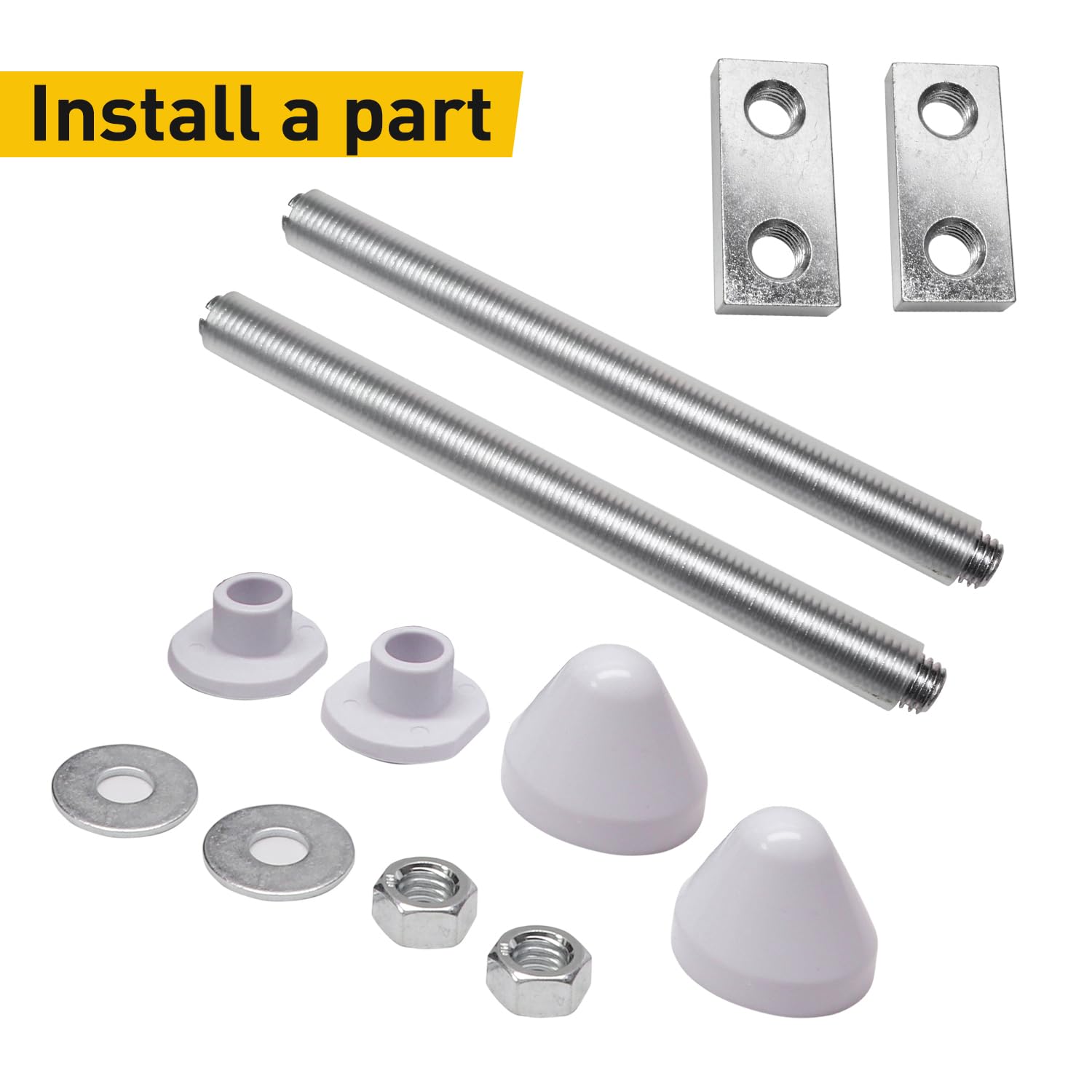 Juego de conectores de pared para tanque de inodoro con material HDPE, compatible con inodoros Geberit, tanque de agua oculto, tubo de drenaje de agua de alta calidad y fácil instalación