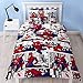 Produktbild Bettwäsche-Set Spiderman Ultimate Metropolis | Wendebettwäsche | Kinder-Bettwäsche-Set inkl. passendem Kissenbezug, rot, 200 x 135 cm