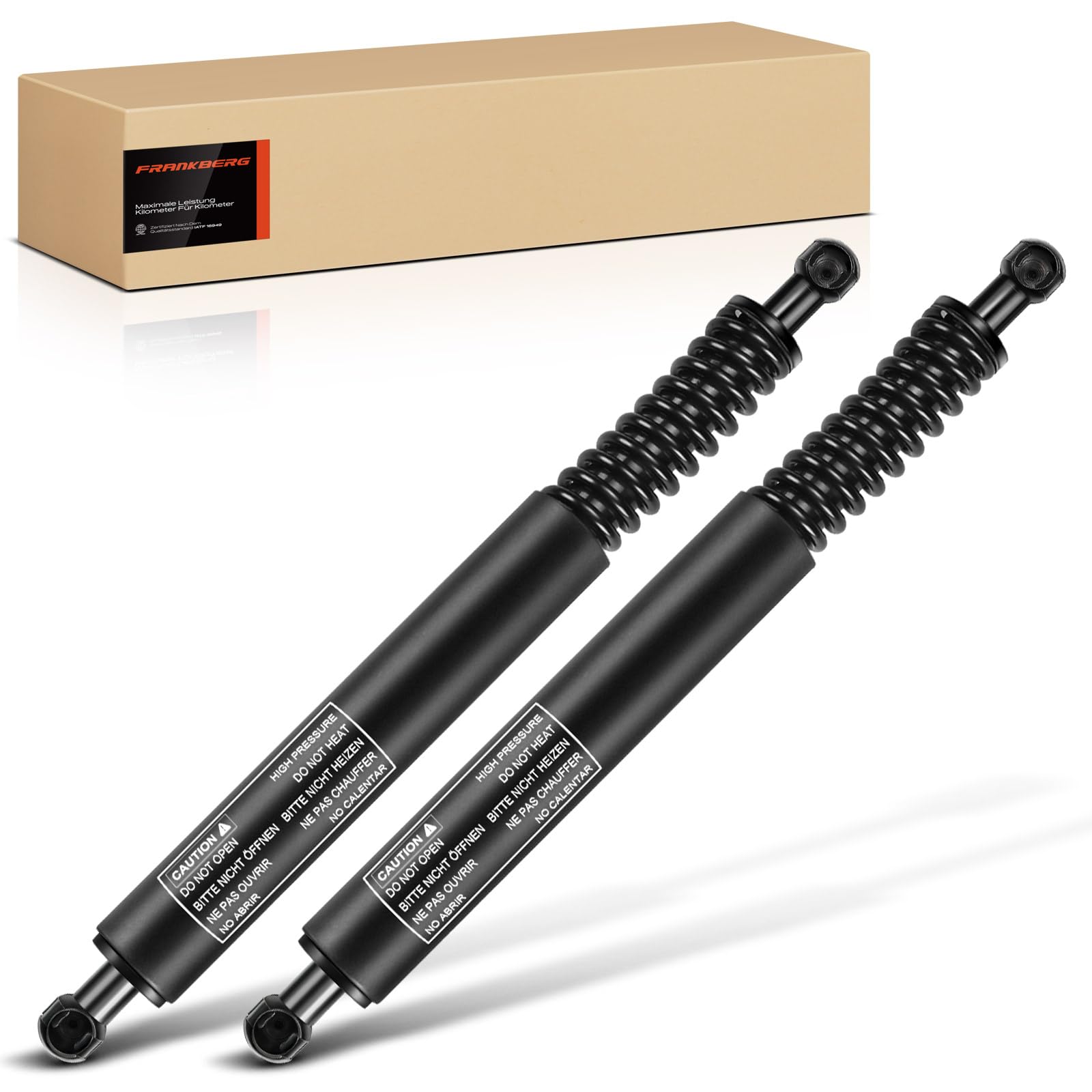 Frankberg 2x Ammortizzatore a gas per portellone posteriore sinistro | destro, 7L6827550N; Compatibile con: T.o.u.a.r.e.g 7LA 7L6 7L7