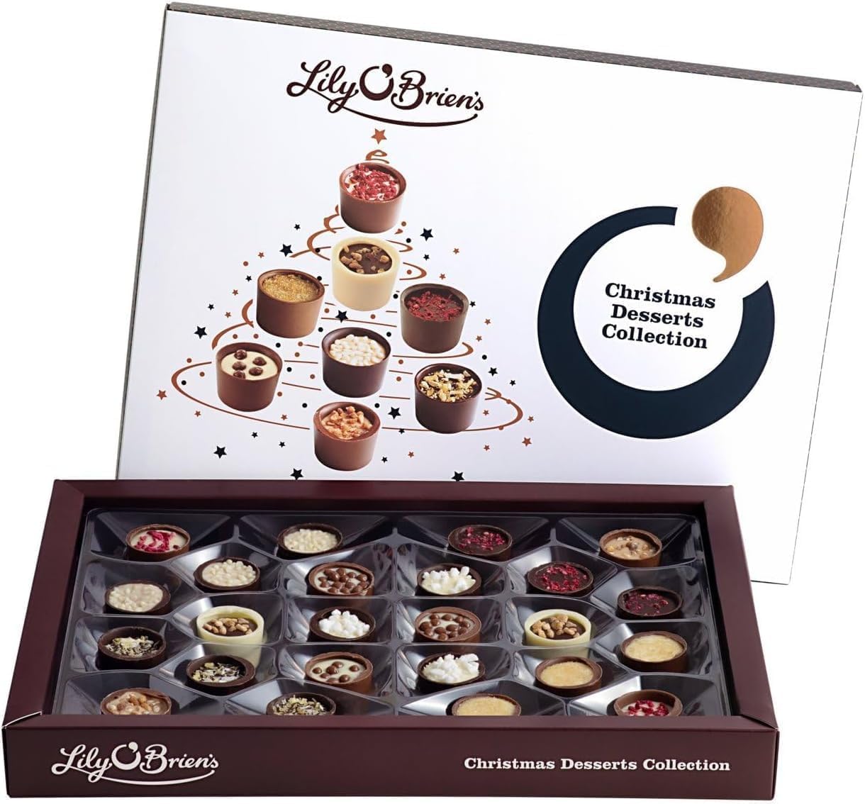 Lily O'brien's Christmas Desserts Chocolate Collection 285G - Special Edition for Christmas