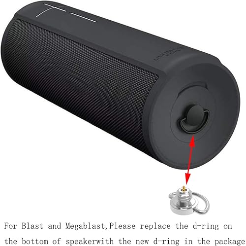 Miniatura 4 de Base de carga Power Up compatible con Ultimate Ears UE Boom 3Megaboom 3BlastMegablast (cargador de pared y cable de 5 pies incluido), color negro