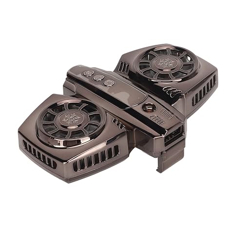 Cell Phone Cooler - Low Noise Dual Core Semiconductor Cooling Fan for Mobile Phones, Ideal for Gaming and Live Streaming