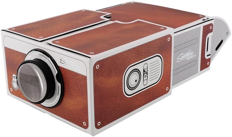 DIY Smartphone Projector Cardboard Smartphone Projector 2.0 Portable Home Cinema