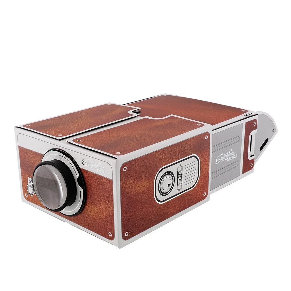 DIY Smartphone Projector Cardboard Smartphone Projector 2.0 Portable Home Cinema