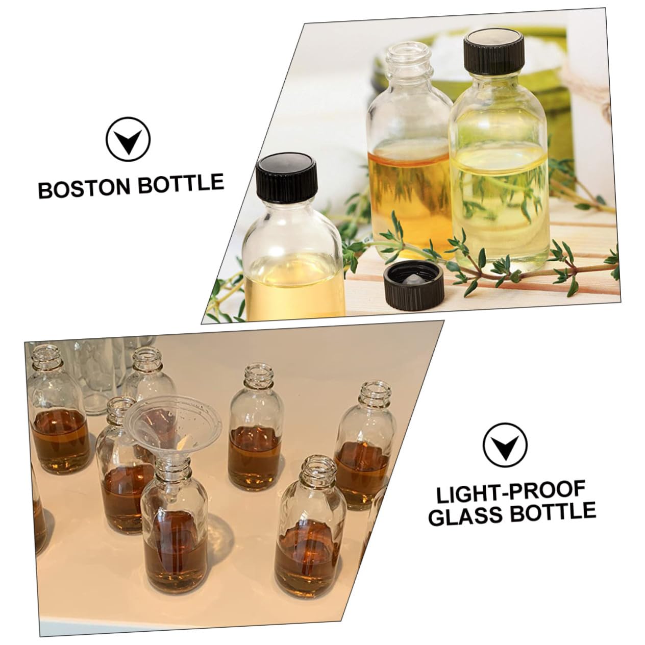 Hemobllo 12 Stück Glas Reagenzflaschen 120 Ml Transparent Probenfläschchen aus Langlebigem Glas Chemische Laborflaschen für Flüssigkeitsproben und Extrakte