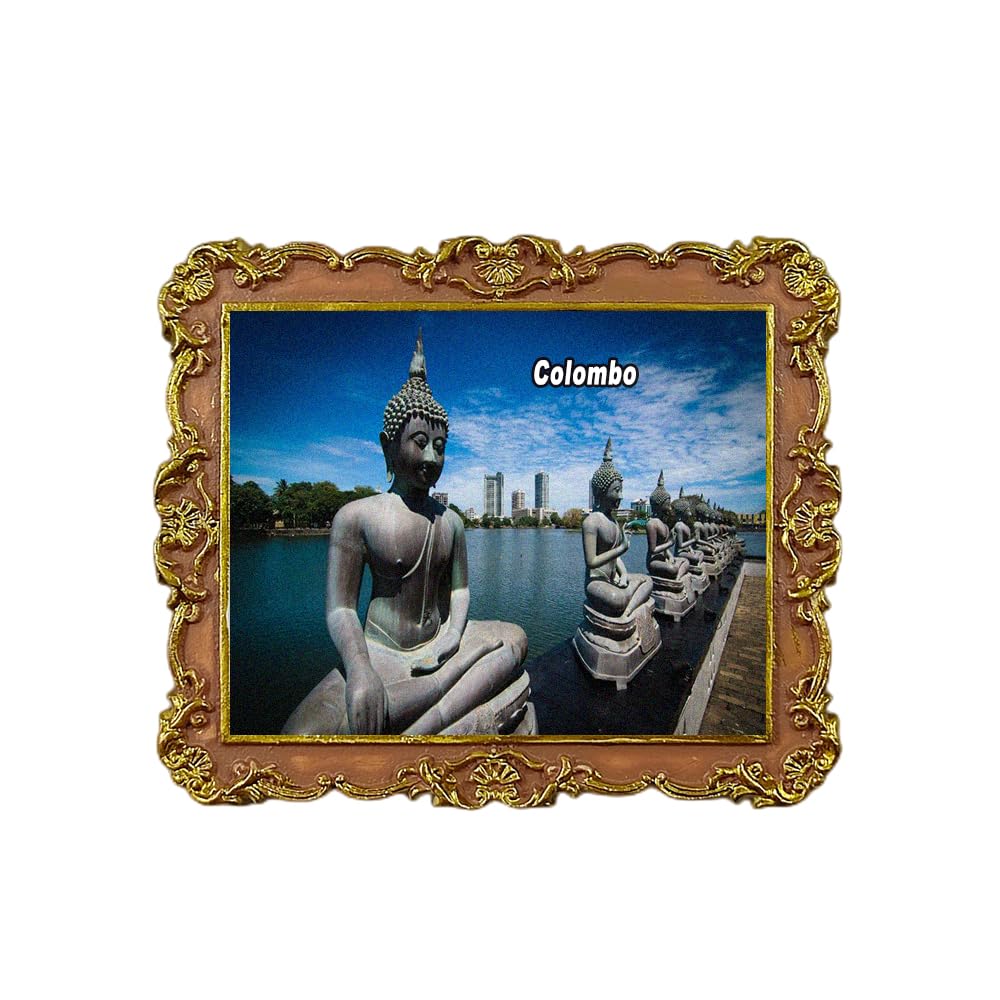 Colombo Sri Lanka Refrigerator Magnet 3D Travel Souvenir Fridge Decoration Magnetic Sticker Craft Collection
