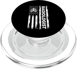 USA Flag Radiologist Apparel MRI CT Scan XRay America PopSockets MagSafe PopGrip for iPhone