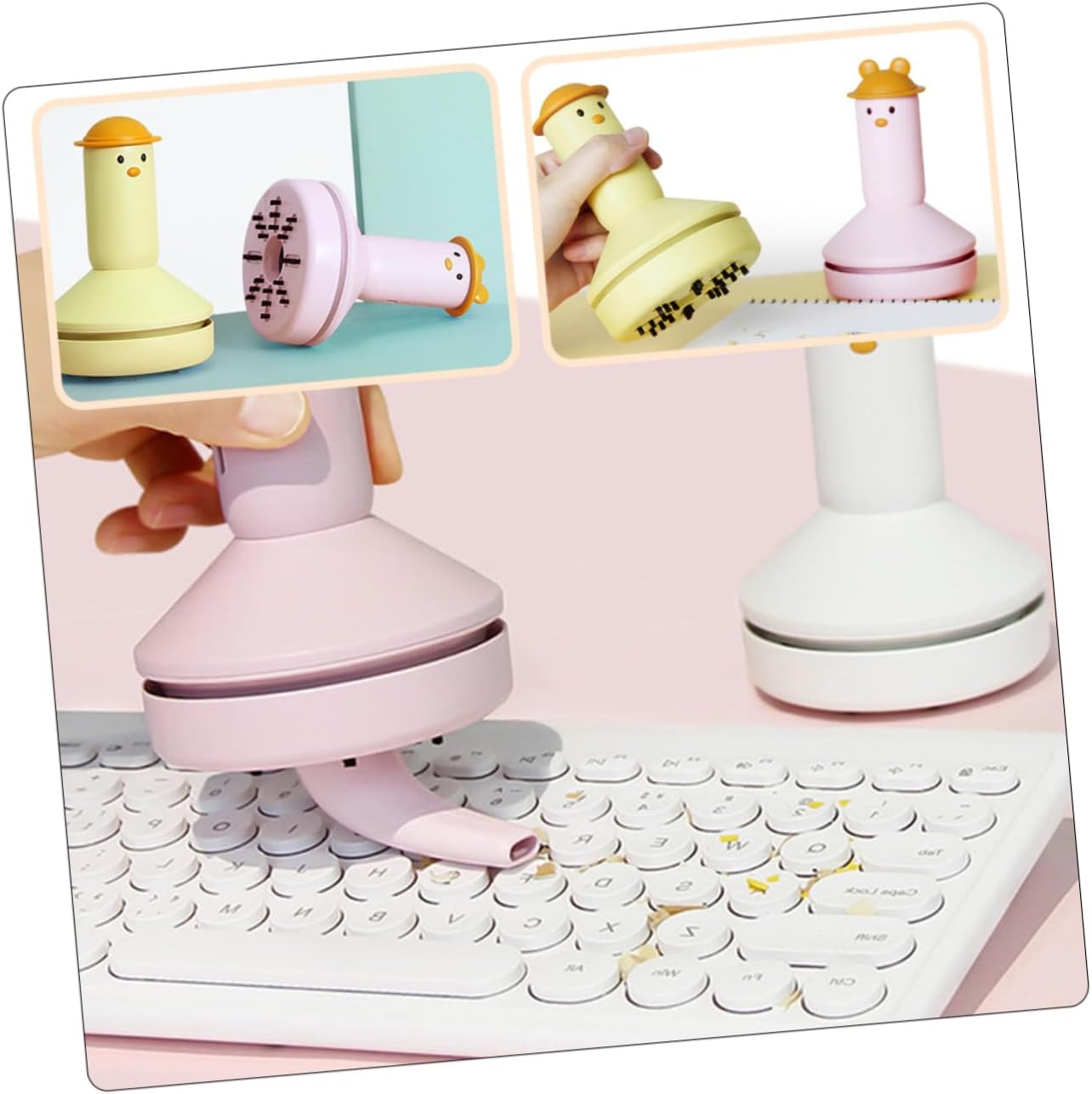 Mini Desktop Cleaner Dust Removing Device USB Powered Household Electric Dust Collector Portable for Students Color Suitable for Paper and Eraser Scrap Cleaning