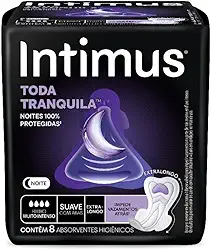 Absorvente Intimus Toda Tranquila Noite - 8 unidades
