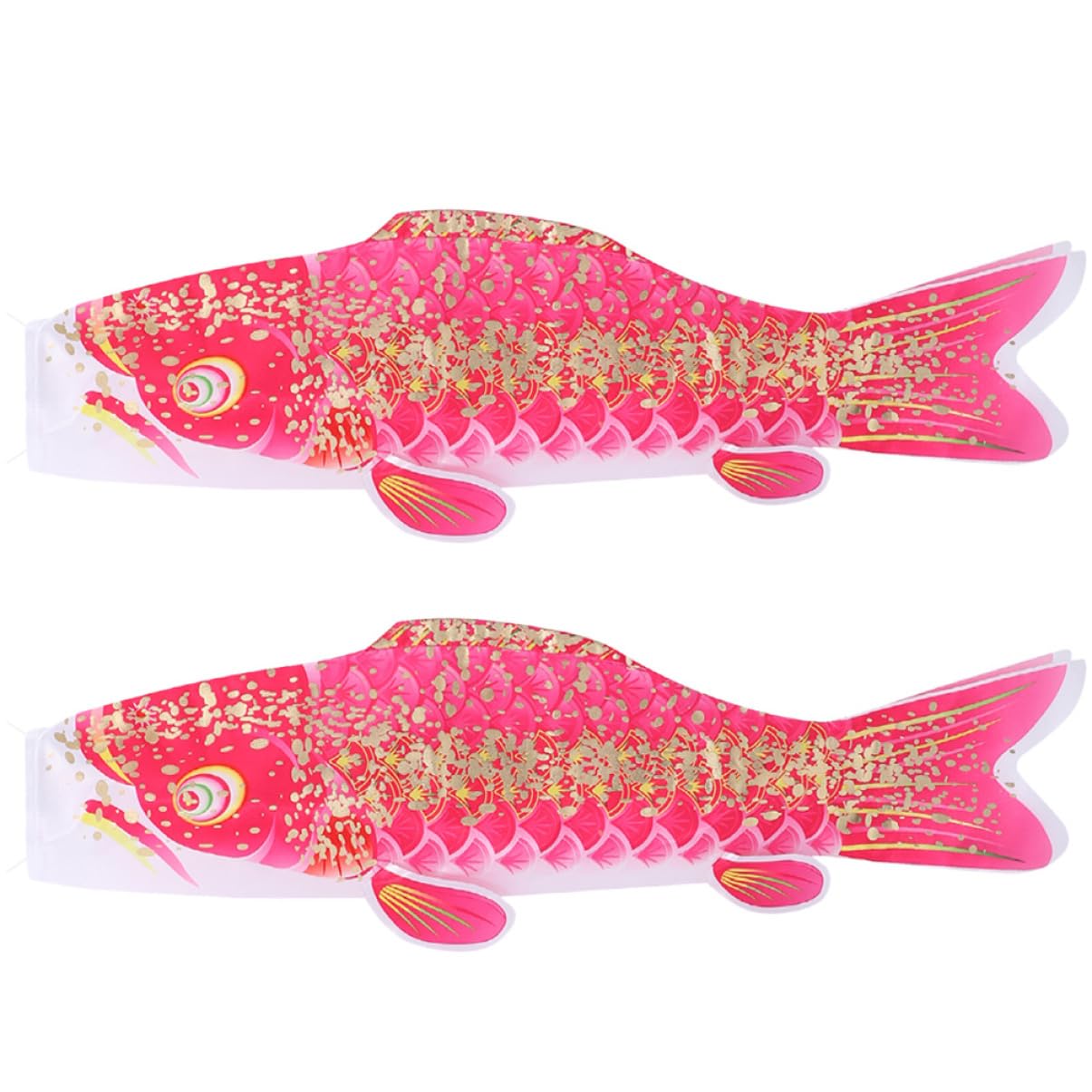 Sosoport 4 Set Di Bandiere A Forma Di Manica A Con Carpa Giapponese Grandi Bandiere A Forma Di Manica A Con Pesce Per Festival All'aperto 2 Pezzi * 4