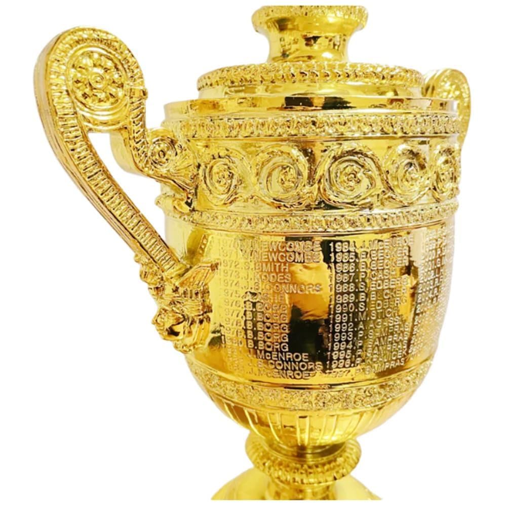 Trofeo del Campionato di Palline da Tennis Coppa della Sfida del Grande Slam Trofei dei Campioni 1:1 Replica dei Fan Oggetti da Collezione Souvenir Clubhouse Arena Display Ornamenti
