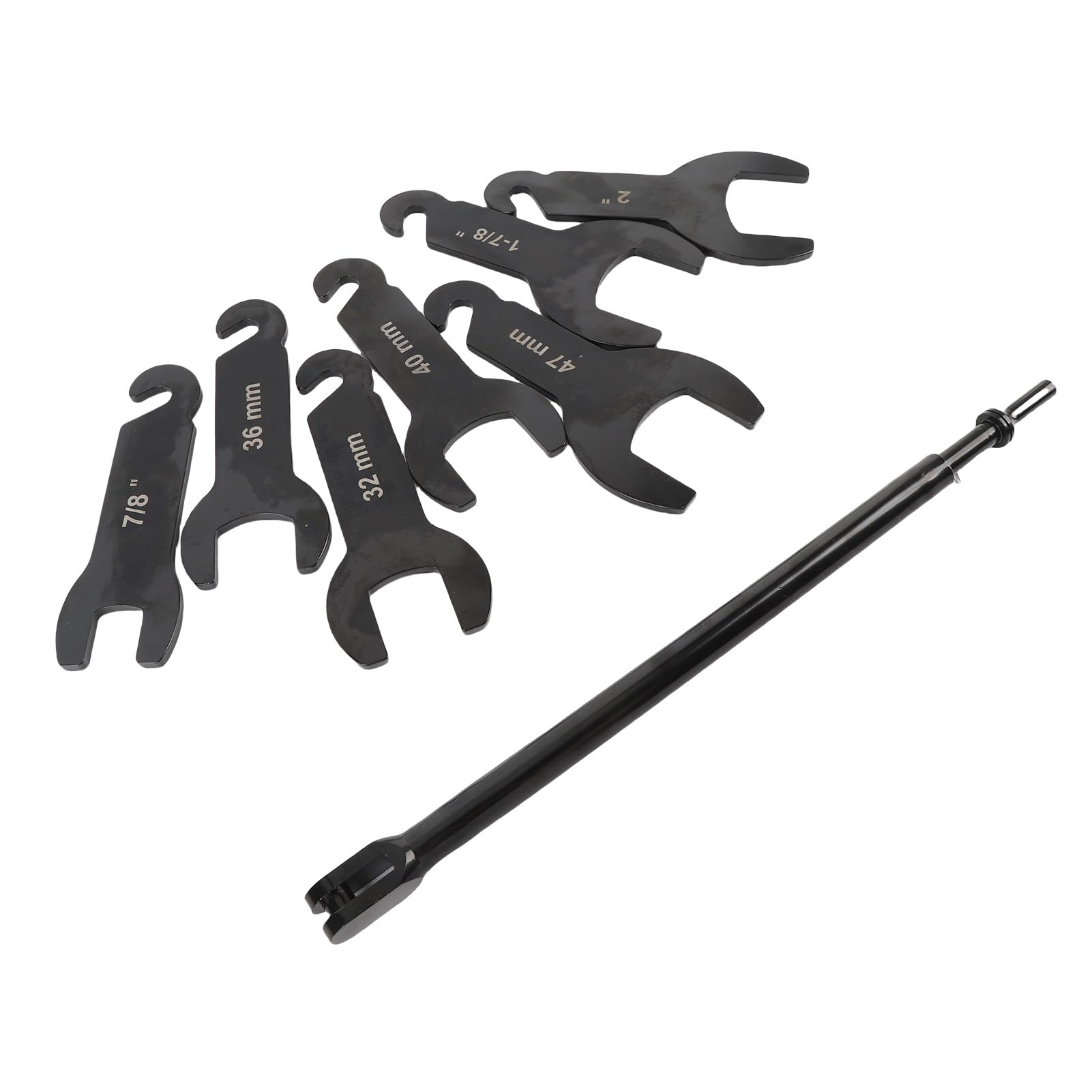 Yctze 32mm 36mm 40mm 47mm 7/8 Pollici 1-7/8 Pollici da 2 Pollici da 2 Pollici Set di Servizi Pneumatici con Manico Lungo 17 Pollici per Camion SUV, Kit di Attrezzi in Acciaio nella